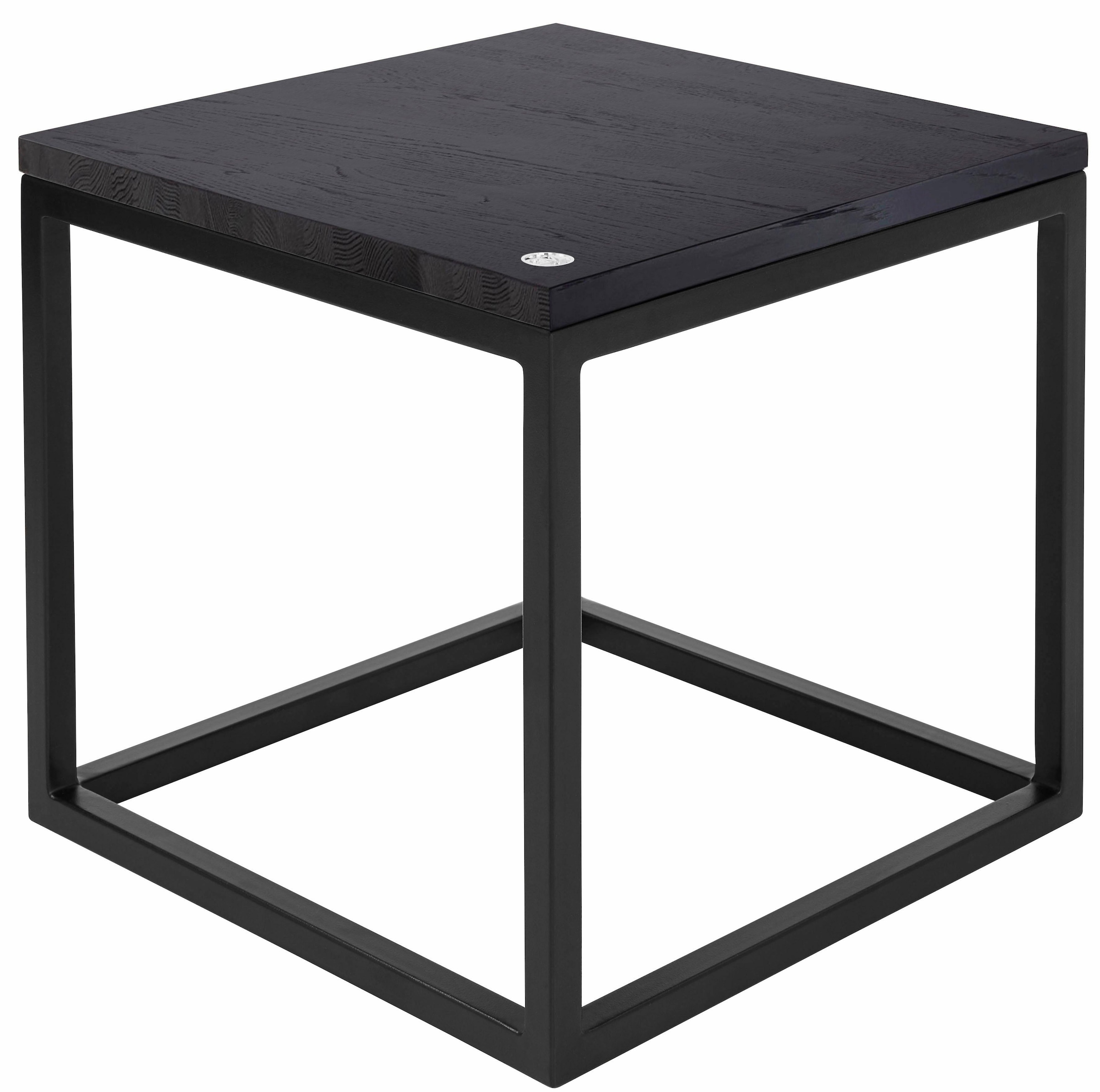 Home affaire Couchtisch »Voorst« aus massiver Eiche und Metallgestell günstig online kaufen