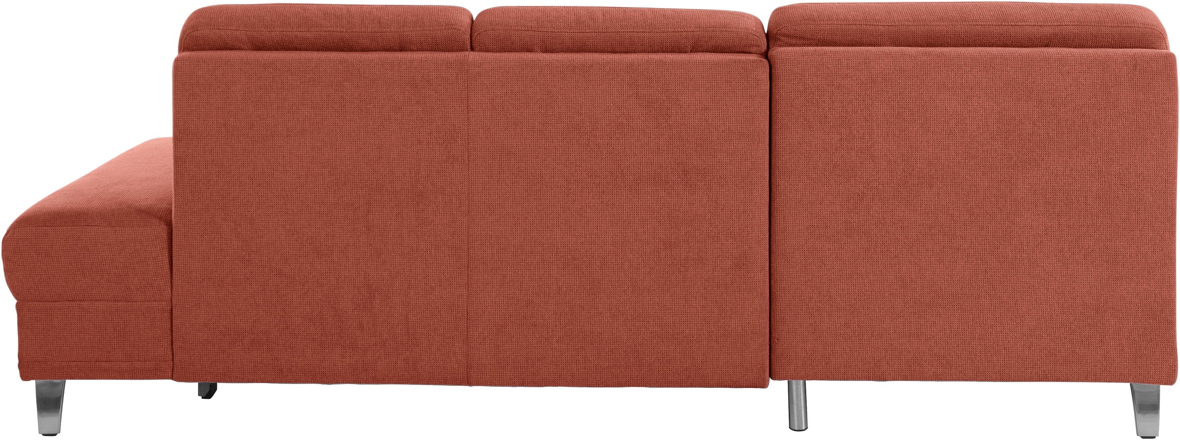 sit&more Ecksofa »Clio L-Form«, wahlweise mit Bettfunktion oder Vorziehsitz und Bettkasten, Federkern