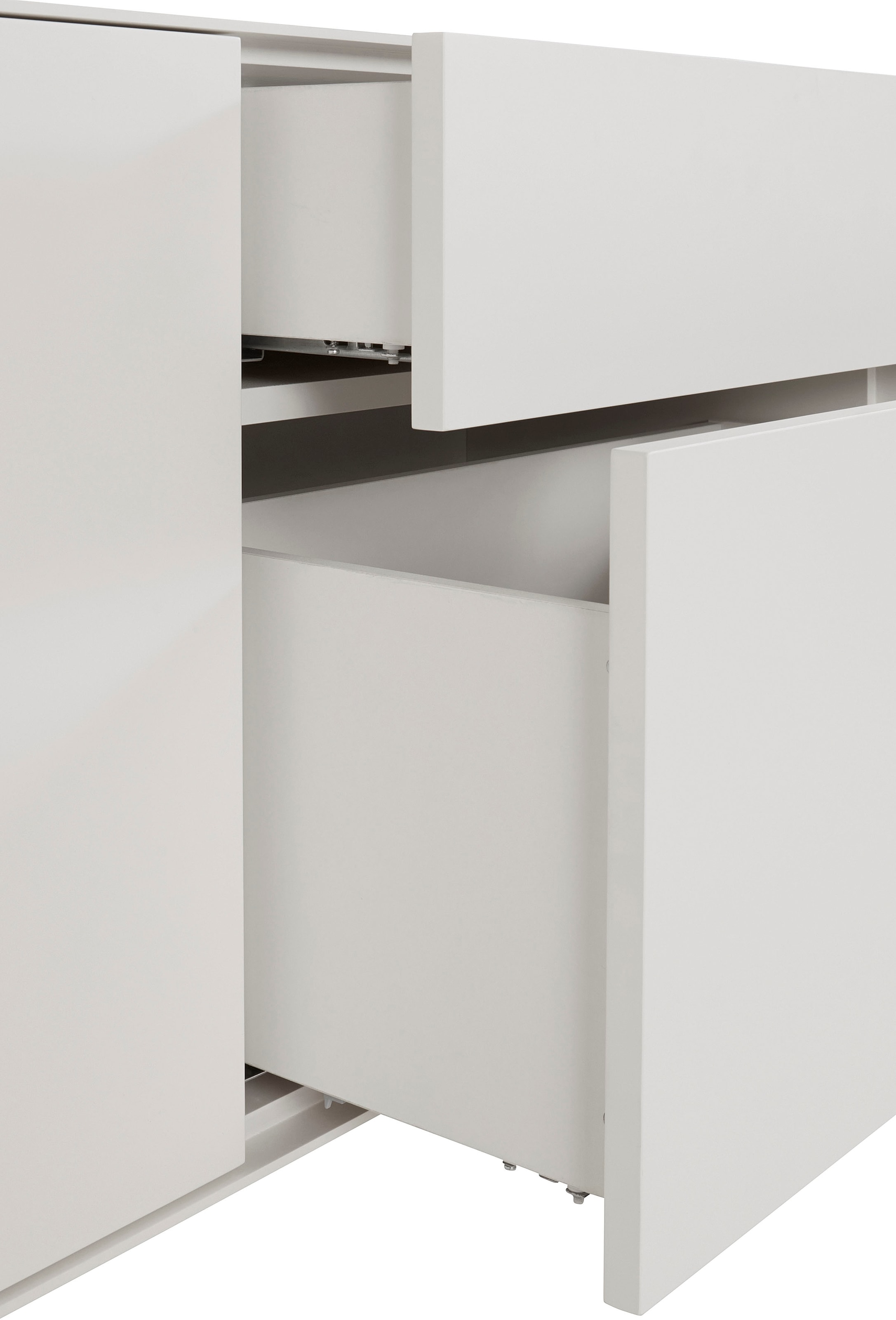 LeGer Home by Lena Gercke Lowboard »Essentials«, (2 St.), Breite: 254cm, MDF lackiert, Push-to-open-Funktion