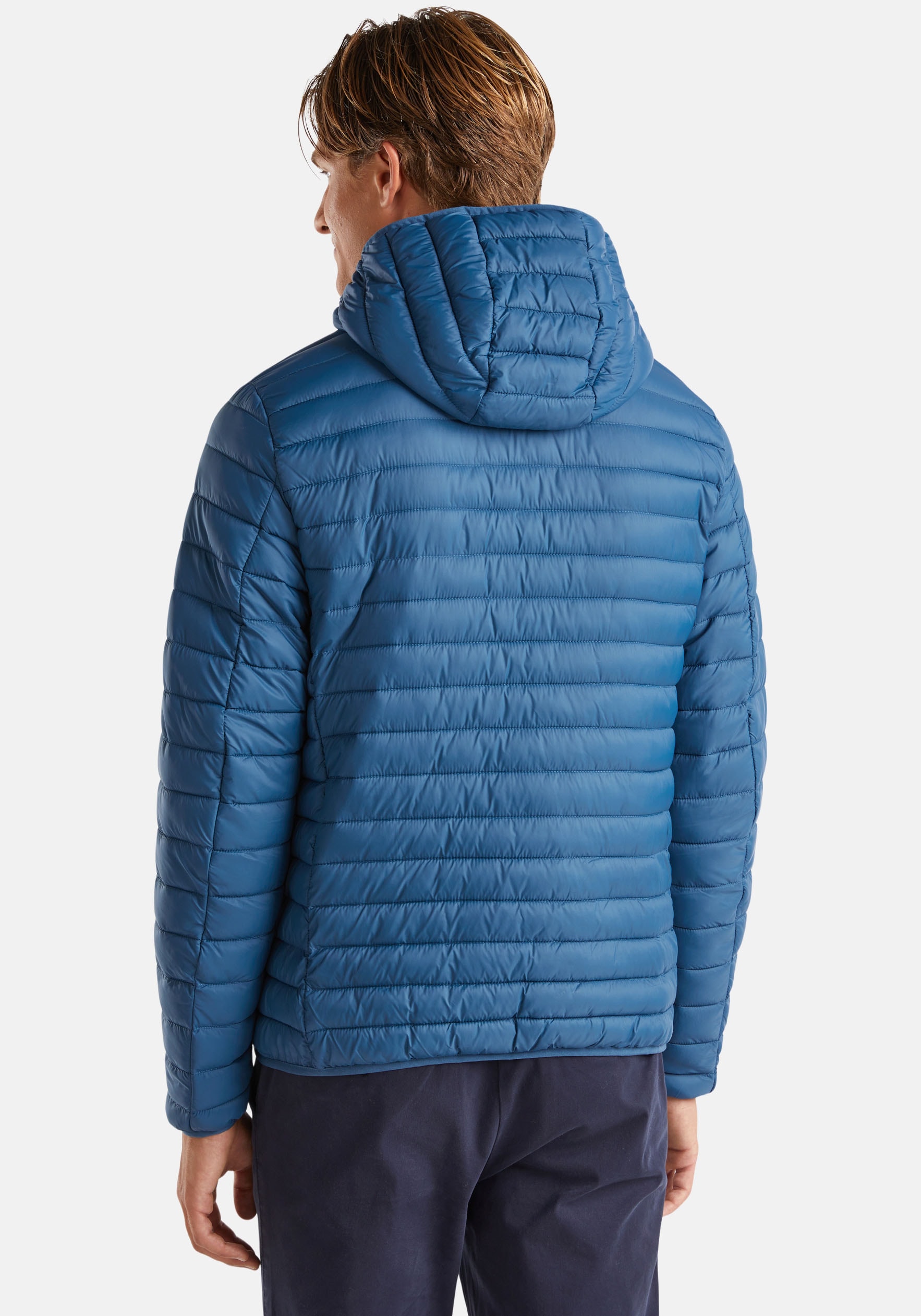 United Colors of Benetton Steppjacke, mit Kapuze, mit seitlichen Zipper-Taschen