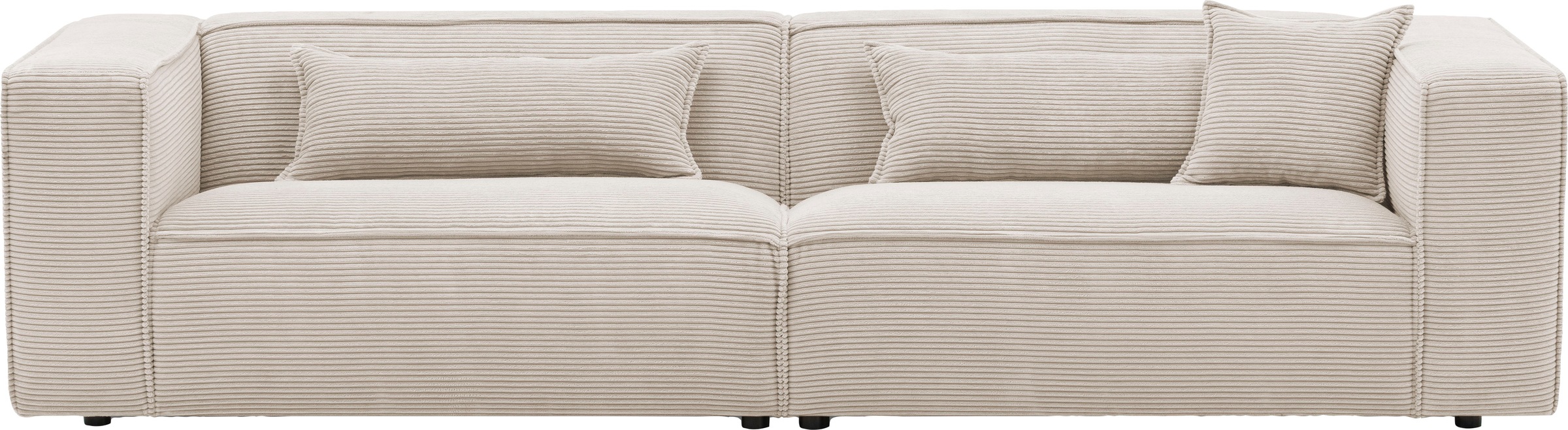 LeGer Home by Lena Gercke 3-Sitzer »PIARA, Couch mit Kedernaht, Sofa in Cor günstig online kaufen