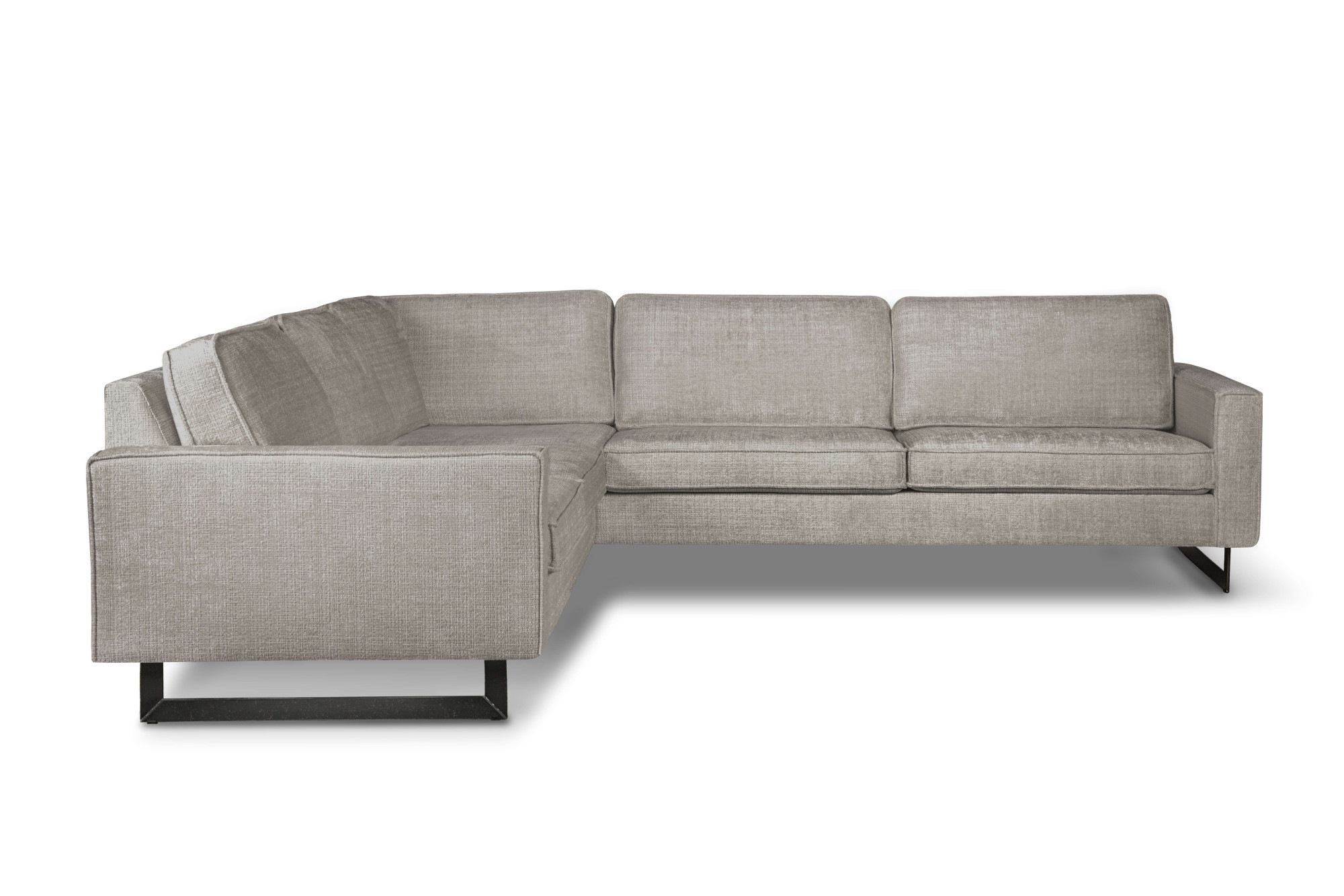 PLACES OF STYLE Ecksofa »Pinto, XXL, 250/290 cm, langer Schenkel, Ottomane« günstig online kaufen