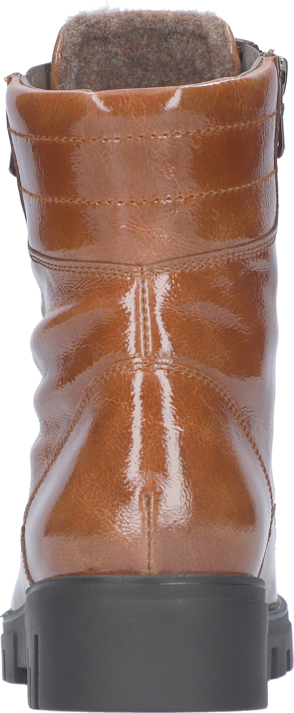Waldläufer Schnürstiefelette »H-SERENA«, Schnürboots, Lackstiefelette, in Bequemweite G (=weit)