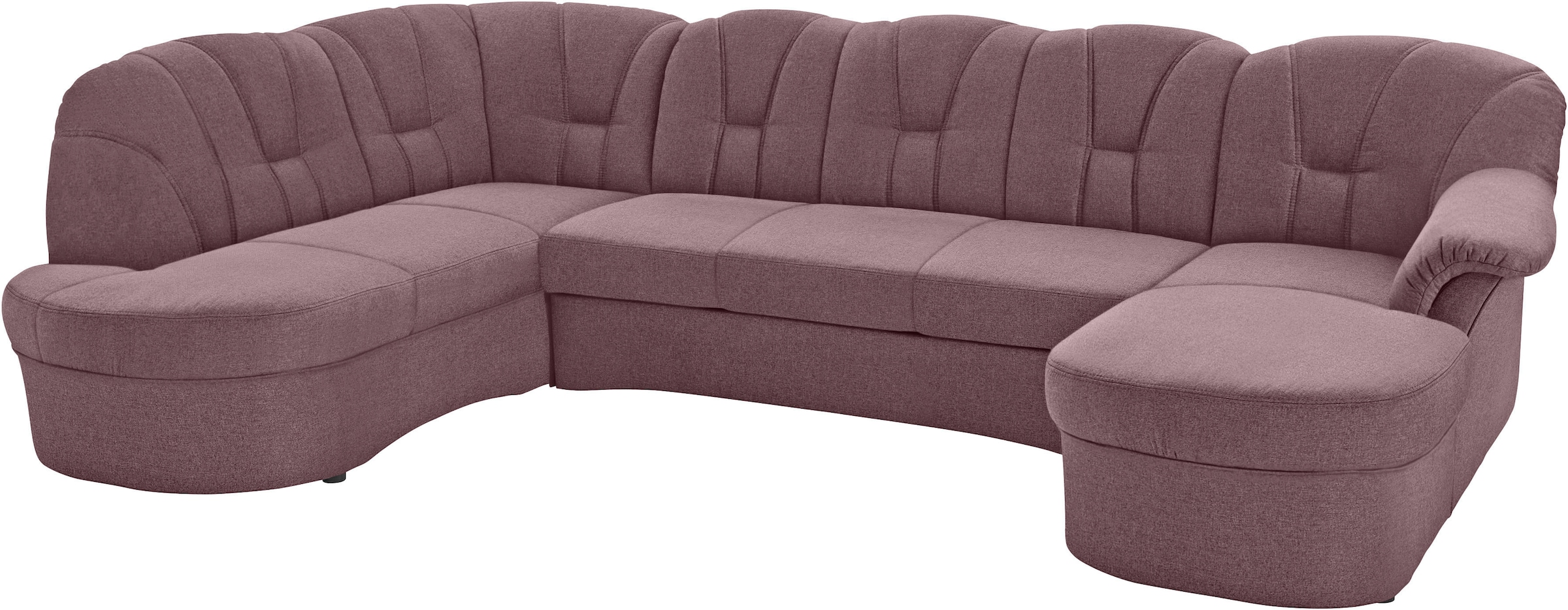DOMO collection Wohnlandschaft »Papenburg U-Form«, in großer Farbvielfalt, wahlweise Bettfunktion, frei im Raum stellbar