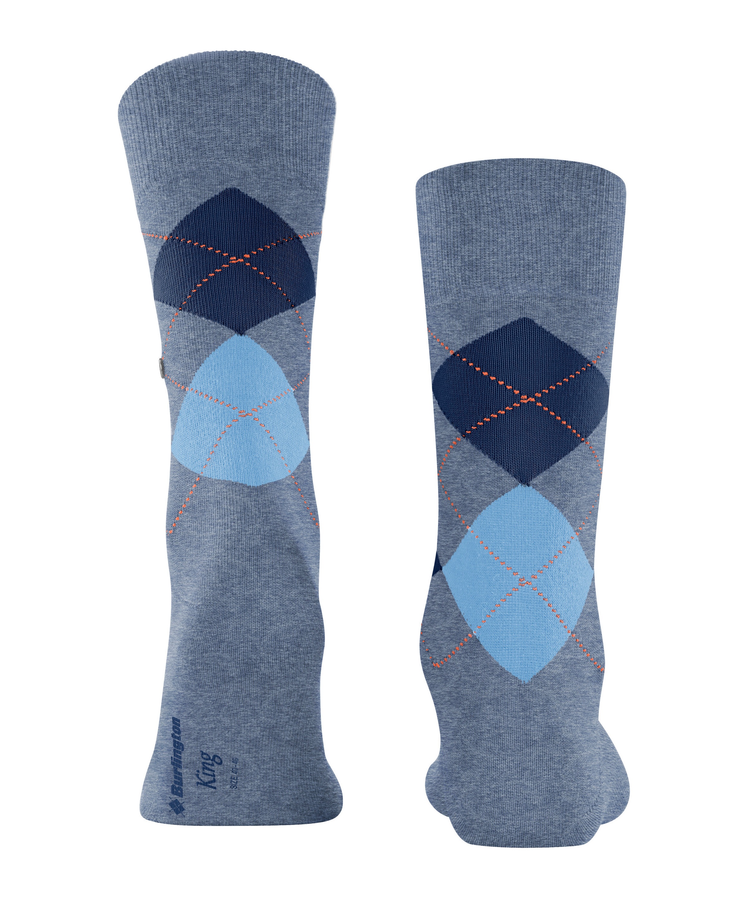 Burlington Socken »King« verstärkt, hochwertig, dünn, kariert