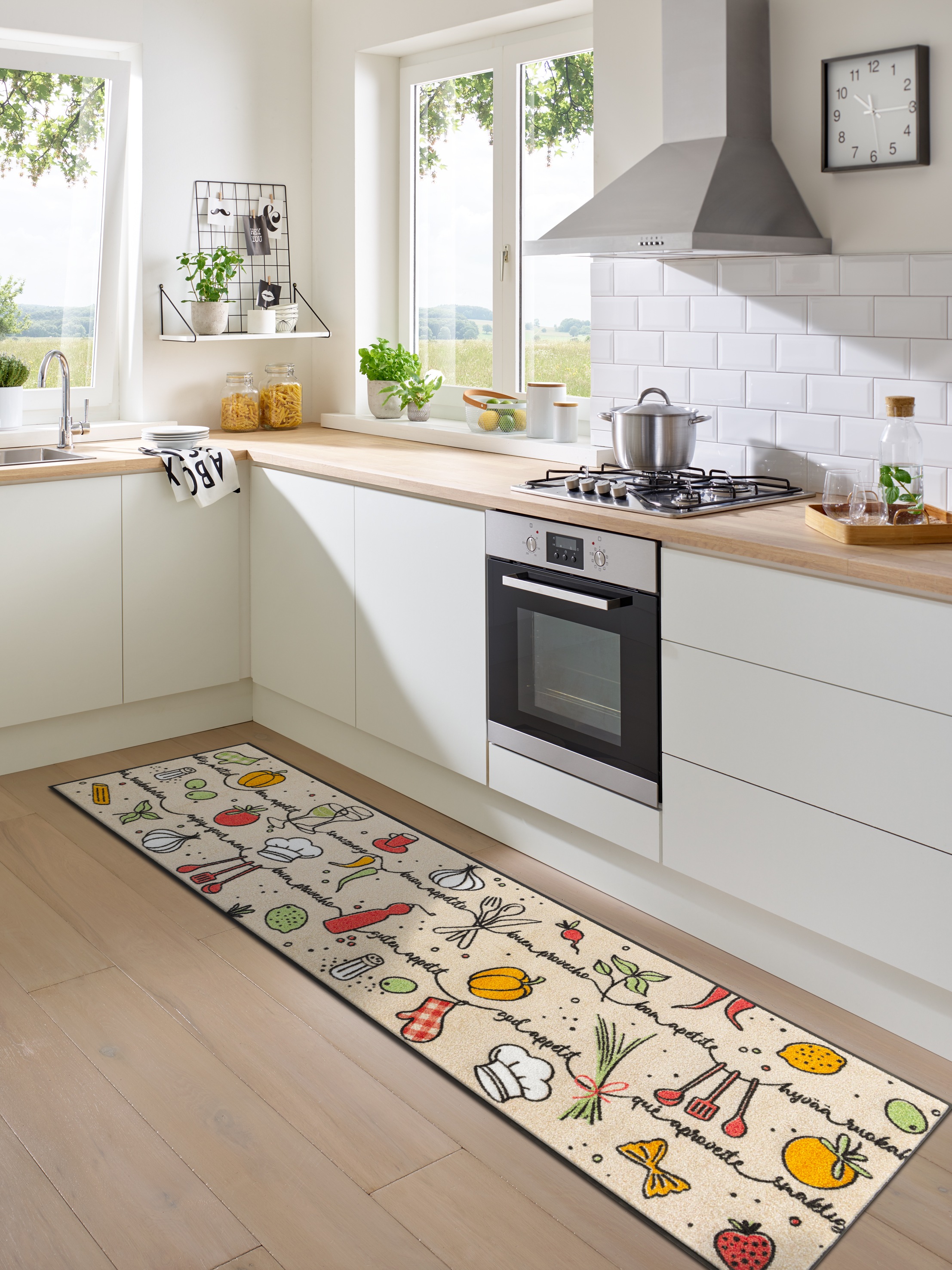 wash+dry by Kleen-Tex Läufer "Flavour Trail" rechteckig 7 mm Höhe günstig online kaufen