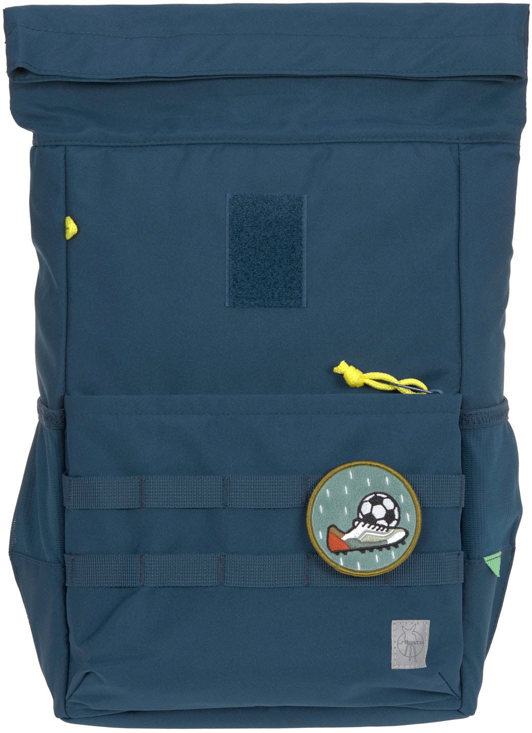 LÄSSIG Kinderrucksack »Medium Rolltop Backpack, navy«, Reflektoren, aus recycelten PET-Flaschen