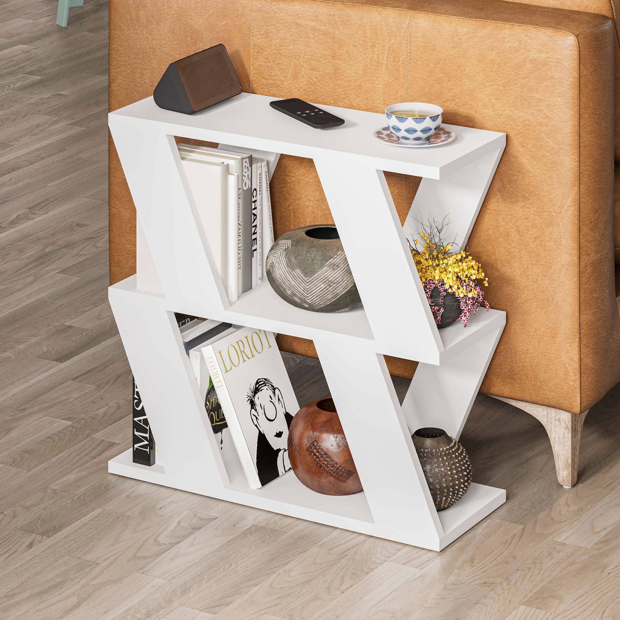 Decortie Beistelltisch »LAZENA BEISTELLTISCH«, (Packung, 1 St.), Leichte Montage, Lagerung, Platzsparend