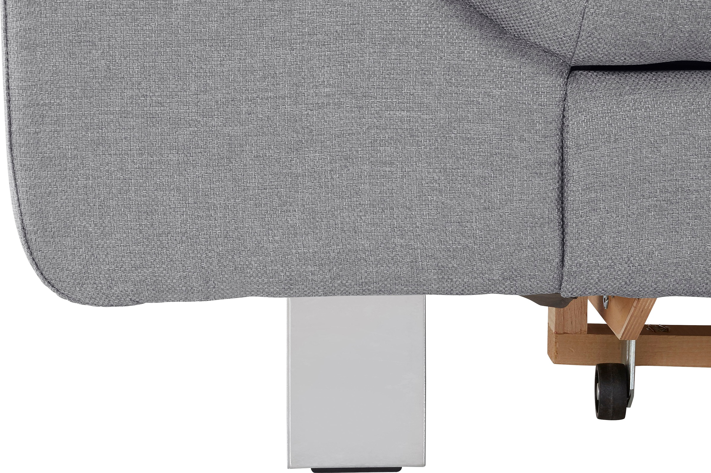 COTTA Polstergarnitur »Driver L-Form«, (Set, 2 tlg.), Set bestehend aus: Ecksofa mit Kopfteilverstellung & Hocker