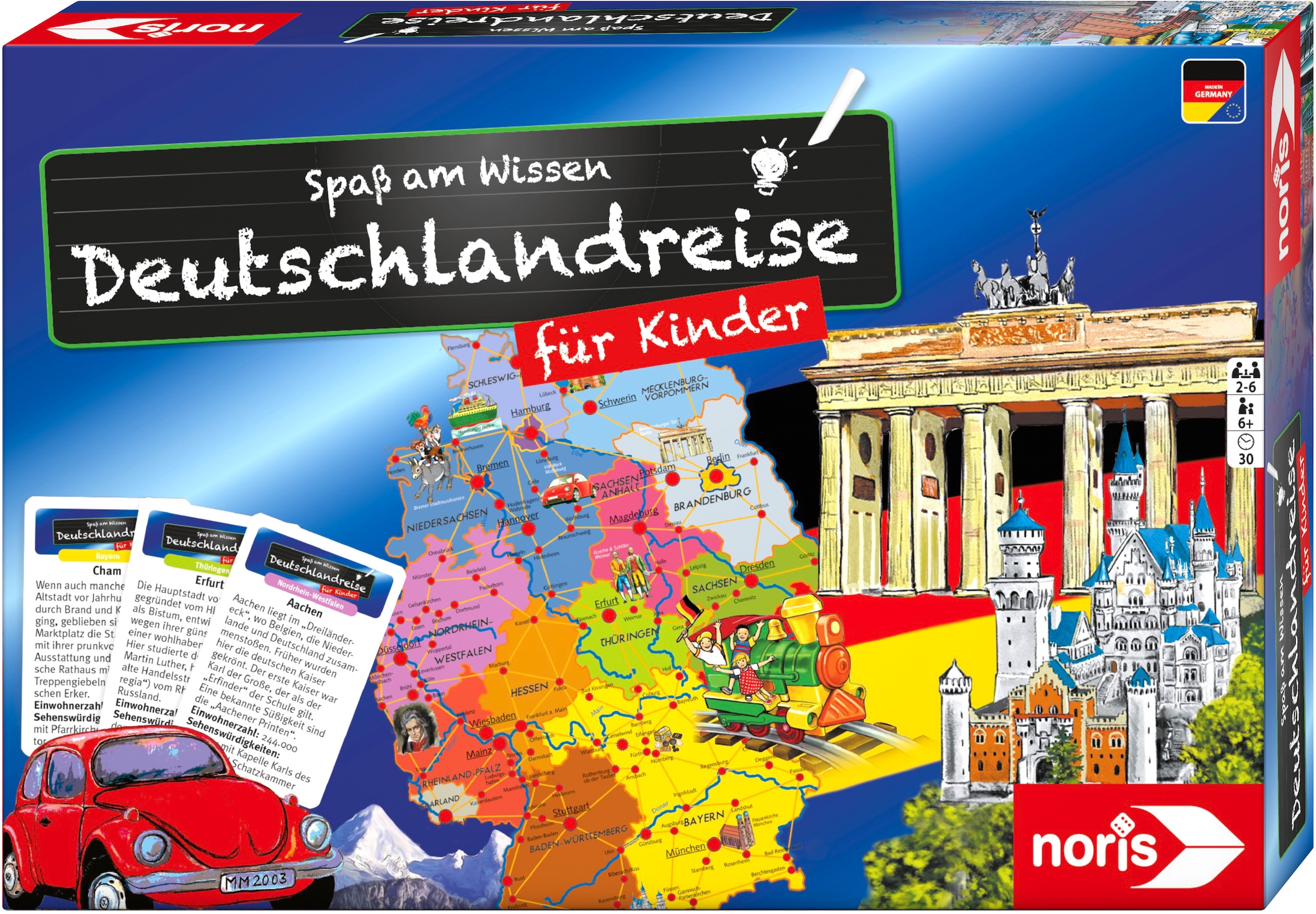 Noris Spiel »Spaß am Wissen - Deutschlandreise für Kinder«