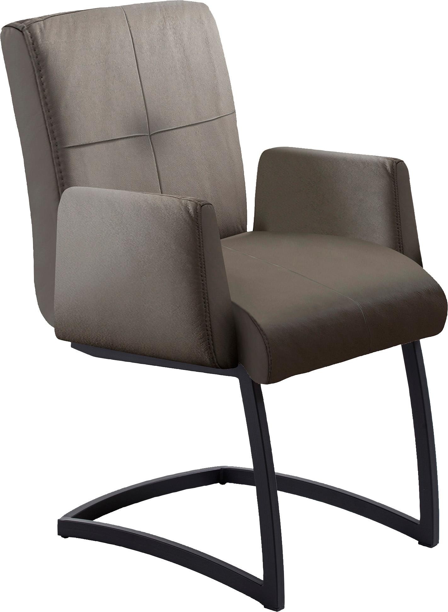 exxpo - sofa fashion Freischwinger »Affogato mit komfortablen Armlehnen« () günstig online kaufen