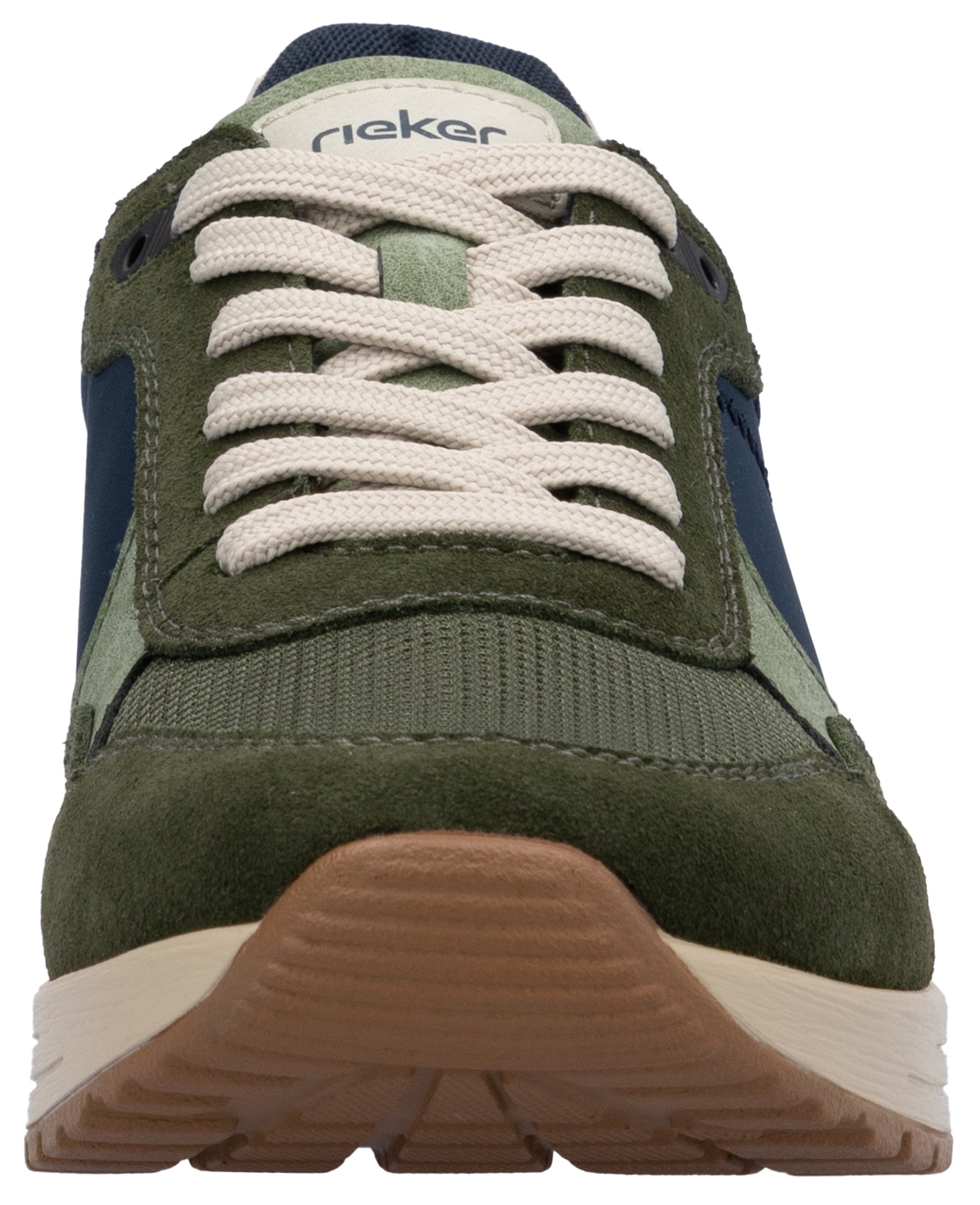 Rieker Sneaker, Schnürschuh, Halbschuh, Freizeitschuh mit gepolstertem Schaftrand