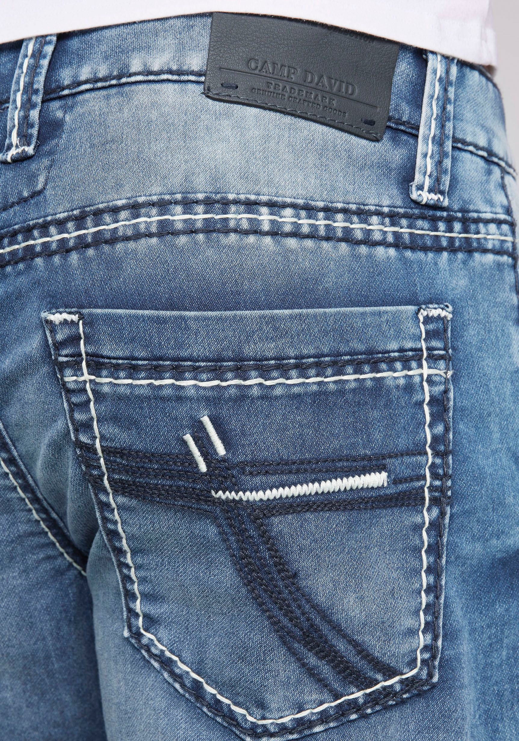 12. Bild von CAMP DAVID Bermudas, mit Turn-Up Saum