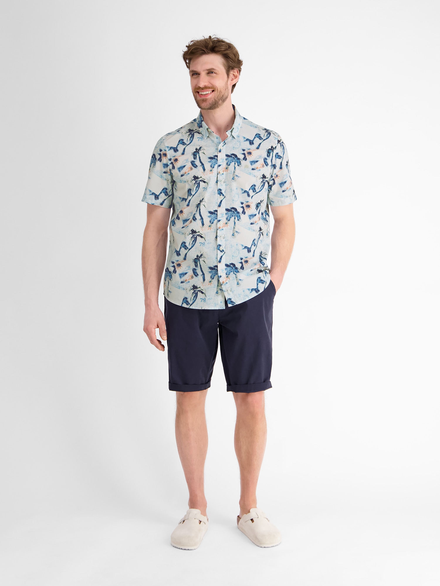 LERROS Kurzarmhemd »Kurzarmhemd mit grafischem Druck«