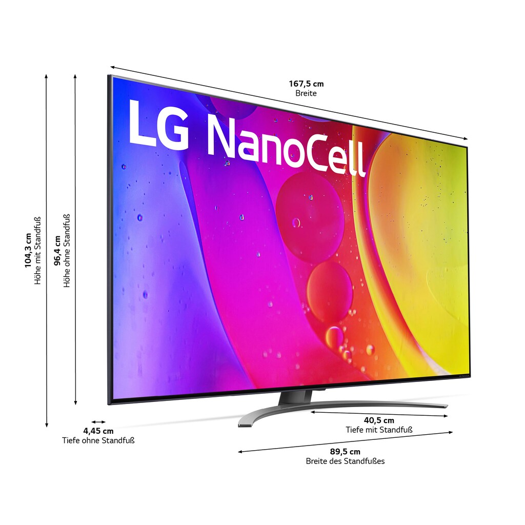 LG LED-Fernseher »75NANO819QA«, 189 cm/75 Zoll, 4K Ultra HD, Smart-TV