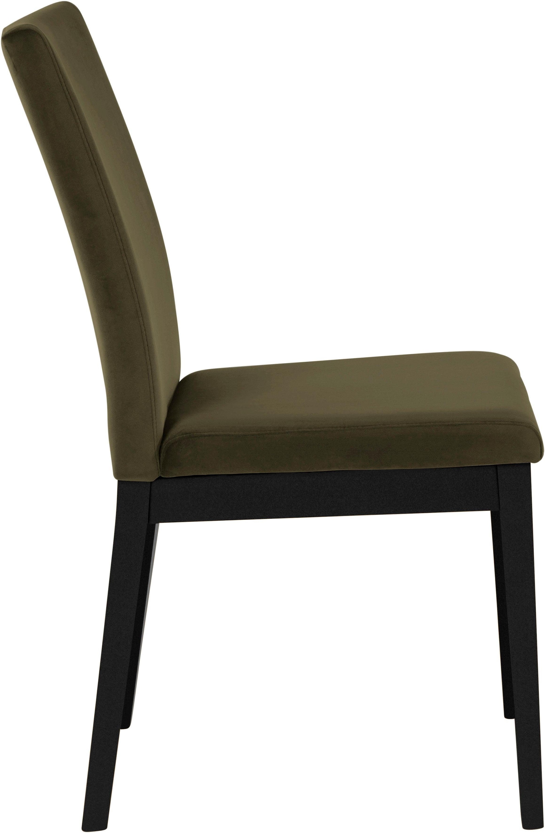 Home affaire Stuhl »Dendres«, (Set), 2 St., Luxus-Microfaser