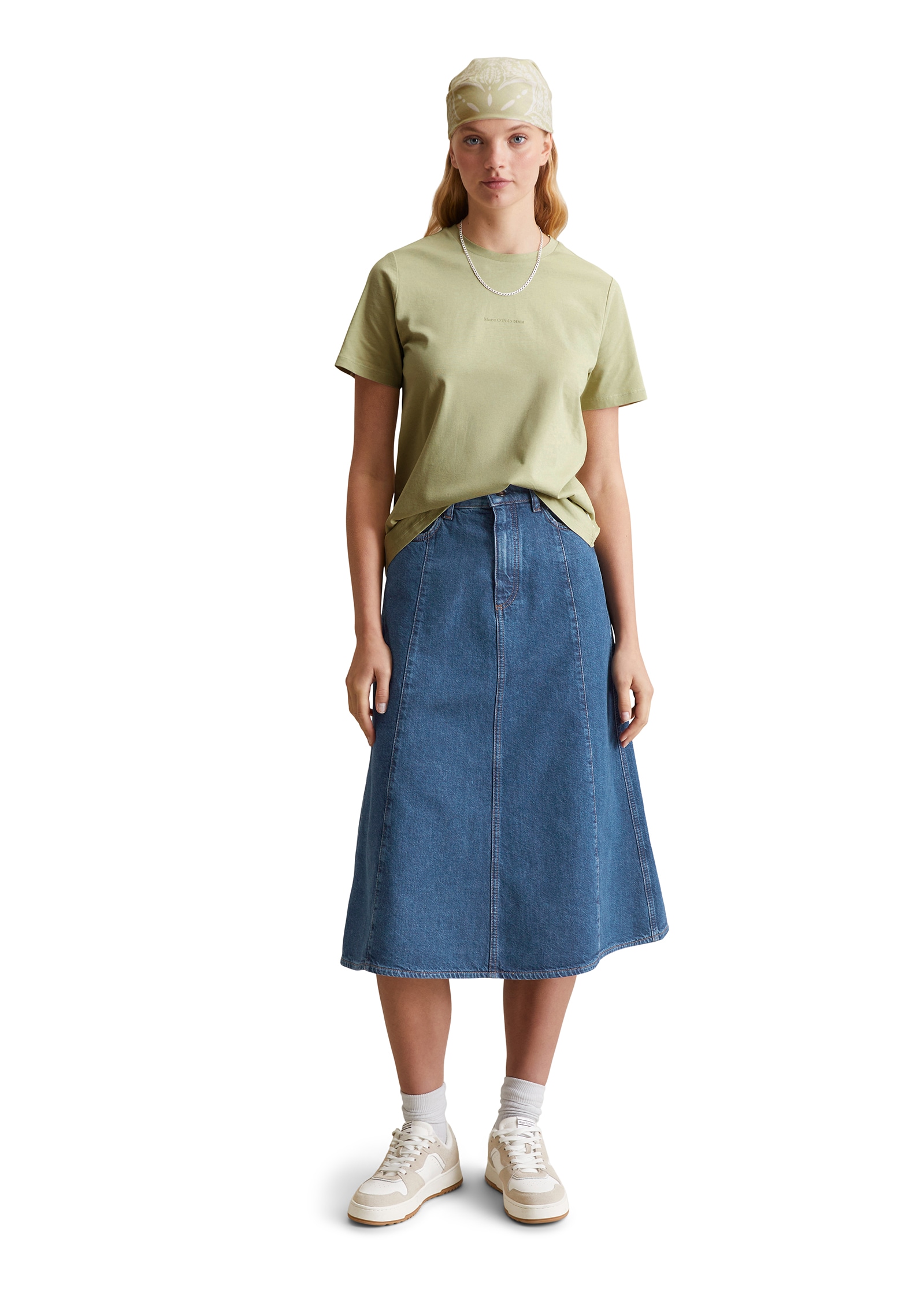 Marc O'Polo DENIM T-Shirt, Basic, kleiner Markenprint, reugular fit