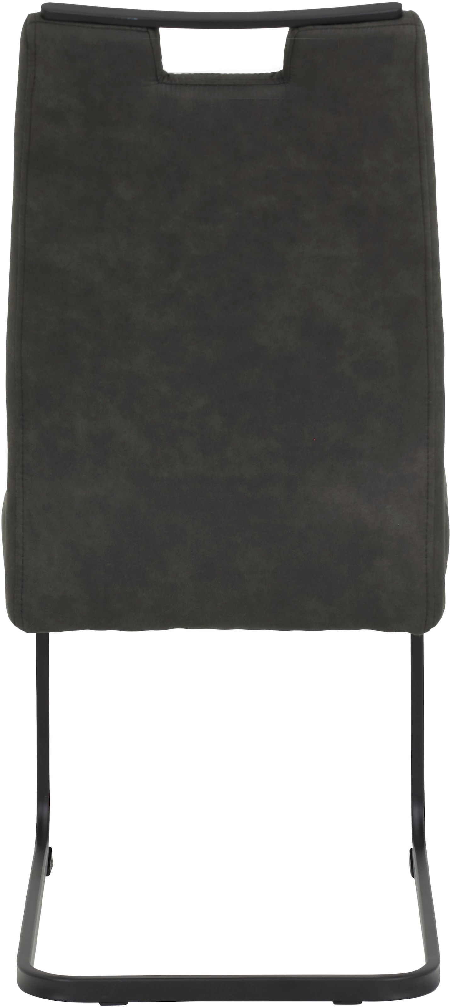 HELA Freischwinger »KERSTIN«, (Set), 4 St., Microfaser VINTAGE-Polyester, Freischwinger, XL Sitzbreite, Griff, Vintage Optik, 140kg belastbar