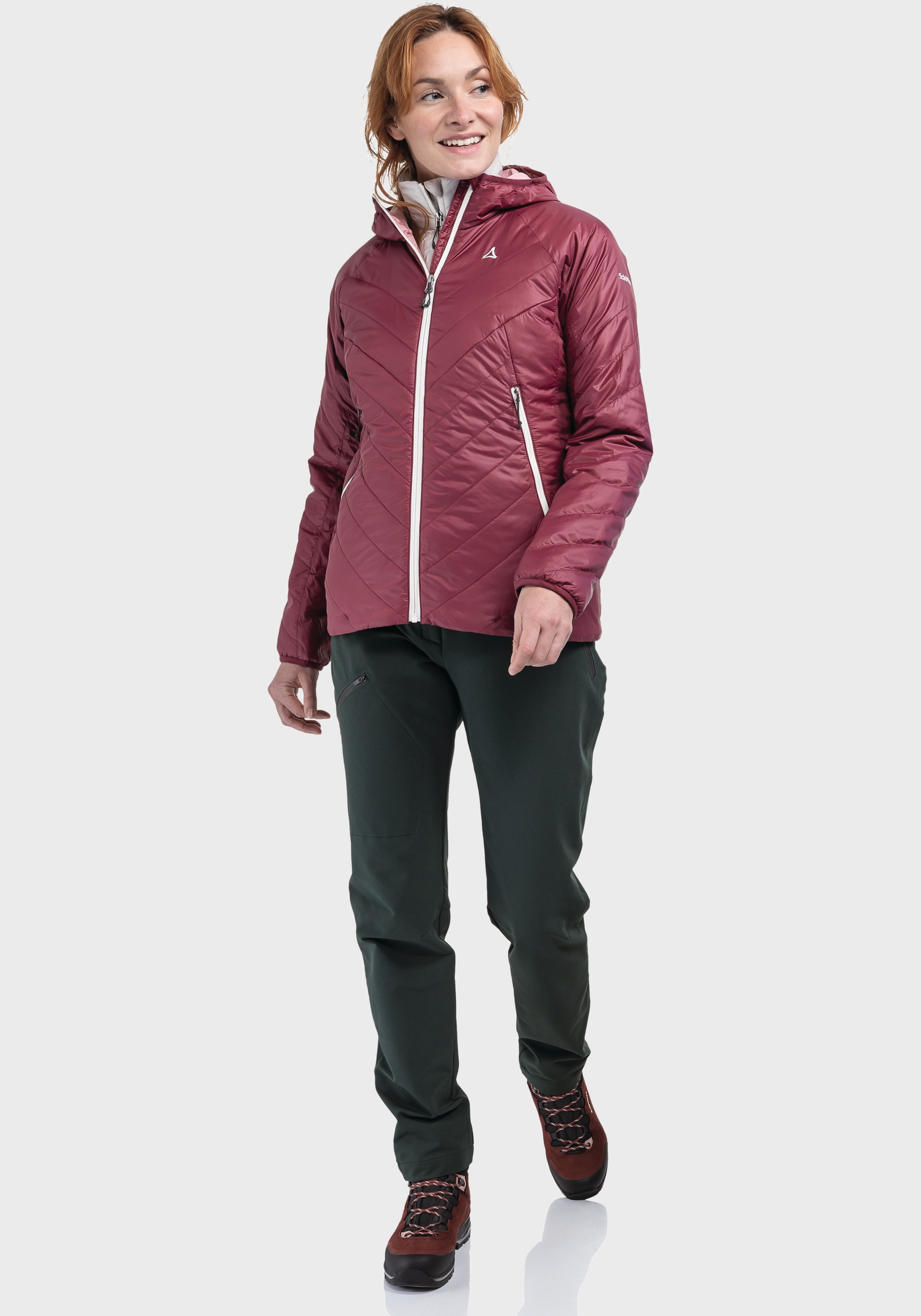 Schöffel Funktionsjacke »Hiking Ins Jacket Style Cascata WMS«, mit Kapuze