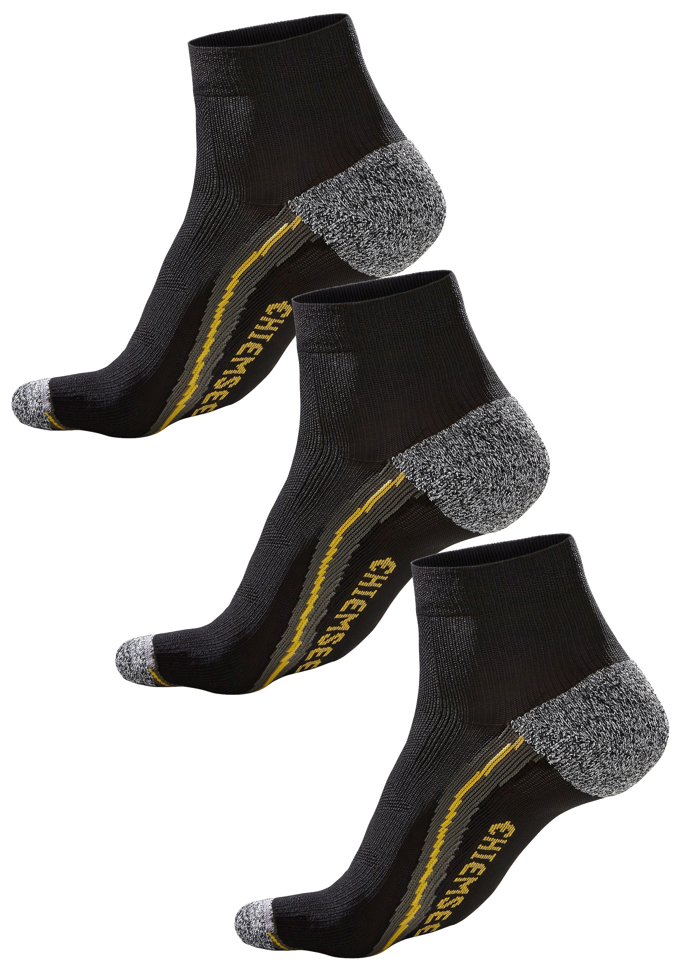 Chiemsee Wandersocken, (Packung, 3 Paar), mit Komfortbündchen