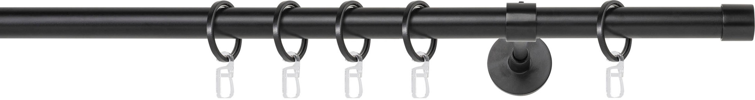 mydeco Gardinenstange »20mm Cap Wandträger 14 cm«, 1 läufig-läufig, Fixmaß günstig online kaufen