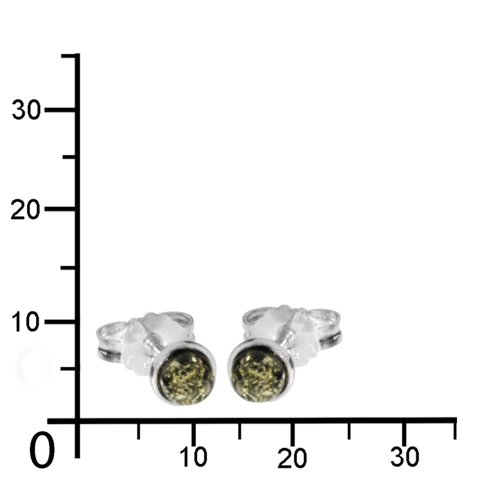 OSTSEE-SCHMUCK Paar Ohrstecker »Ostsee-Schmuck Ohrstecker Classic 4 mm Ohrstecker Classic 4 mm«, (2 tlg.)