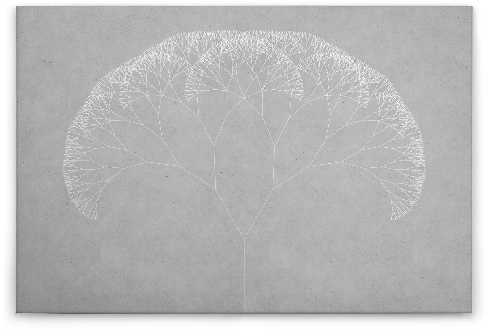 A.S. Création Leinwandbild »trees 4«, Kunst-Abstrakt-Kinder, (1 St.), Keilrahmen Bild Baum Grafisch Leinwand-Bild Wohnzimmer modern Wandbild