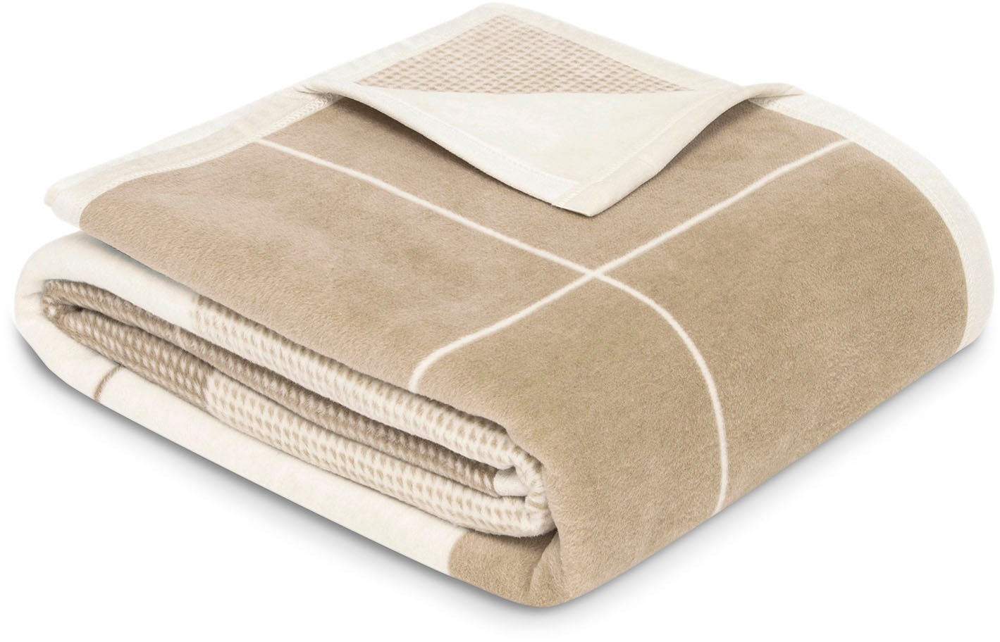 IBENA Wohndecke »Wohndecke Amalfi«, im zeitlosen Karo-Design günstig online kaufen