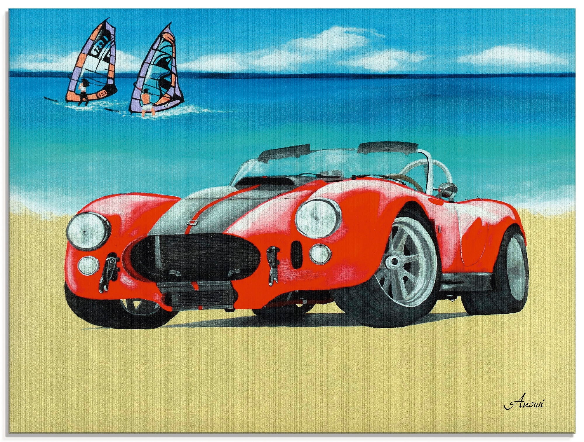 (1 auf bestellen Größen »Cobra in verschiedenen Rechnung Auto, Glasbild Artland Shelby 1962«, St.),