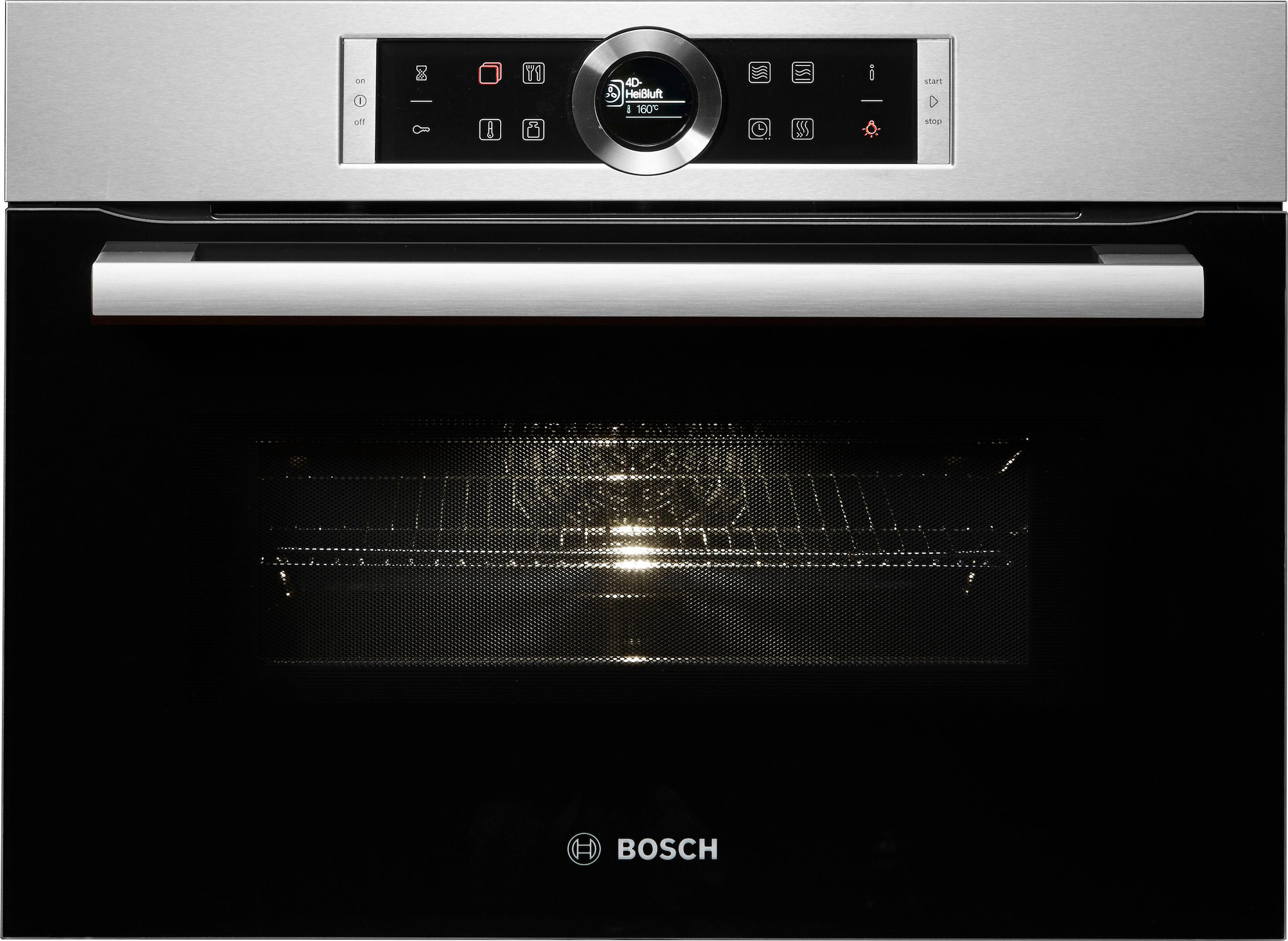 BOSCH Backofen mit Mikrowelle  »CMG633BS1«, mit Automatikprogrammen