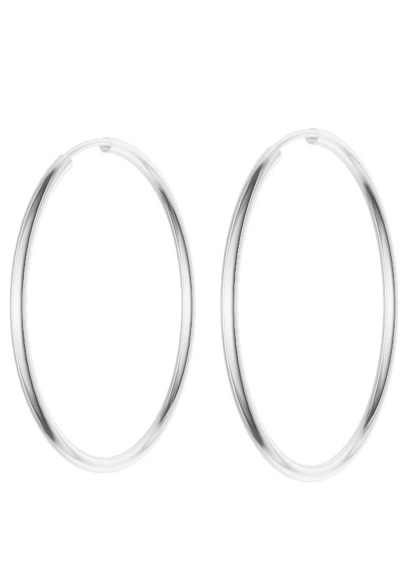 Firetti Paar Creolen »Schmuck Geschenk Silber 925 2,0 mm breit«, Made in Germany