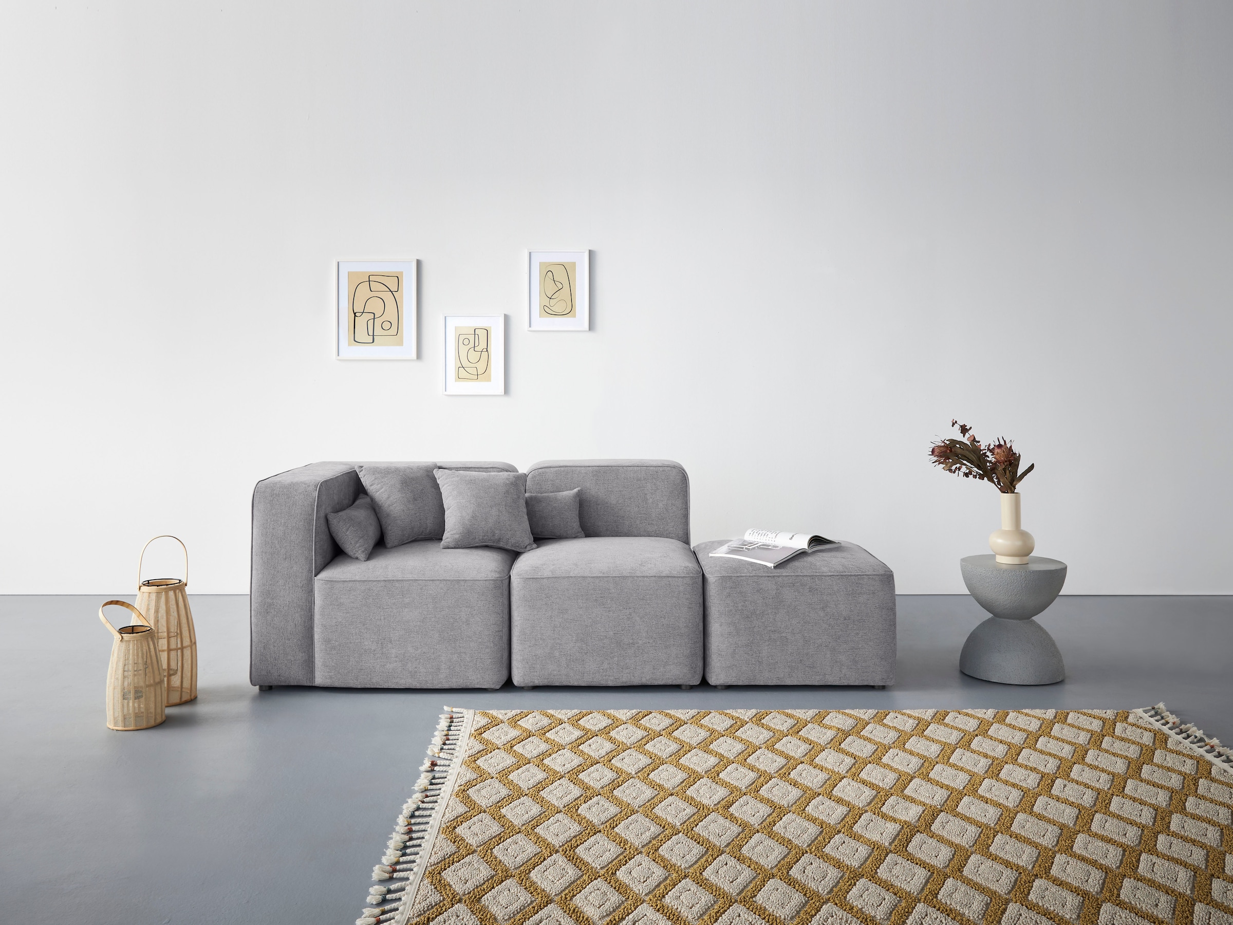 Home affaire 3-Sitzer »Sundstrup« Modulserie, individuelle Zusammenstellung günstig online kaufen