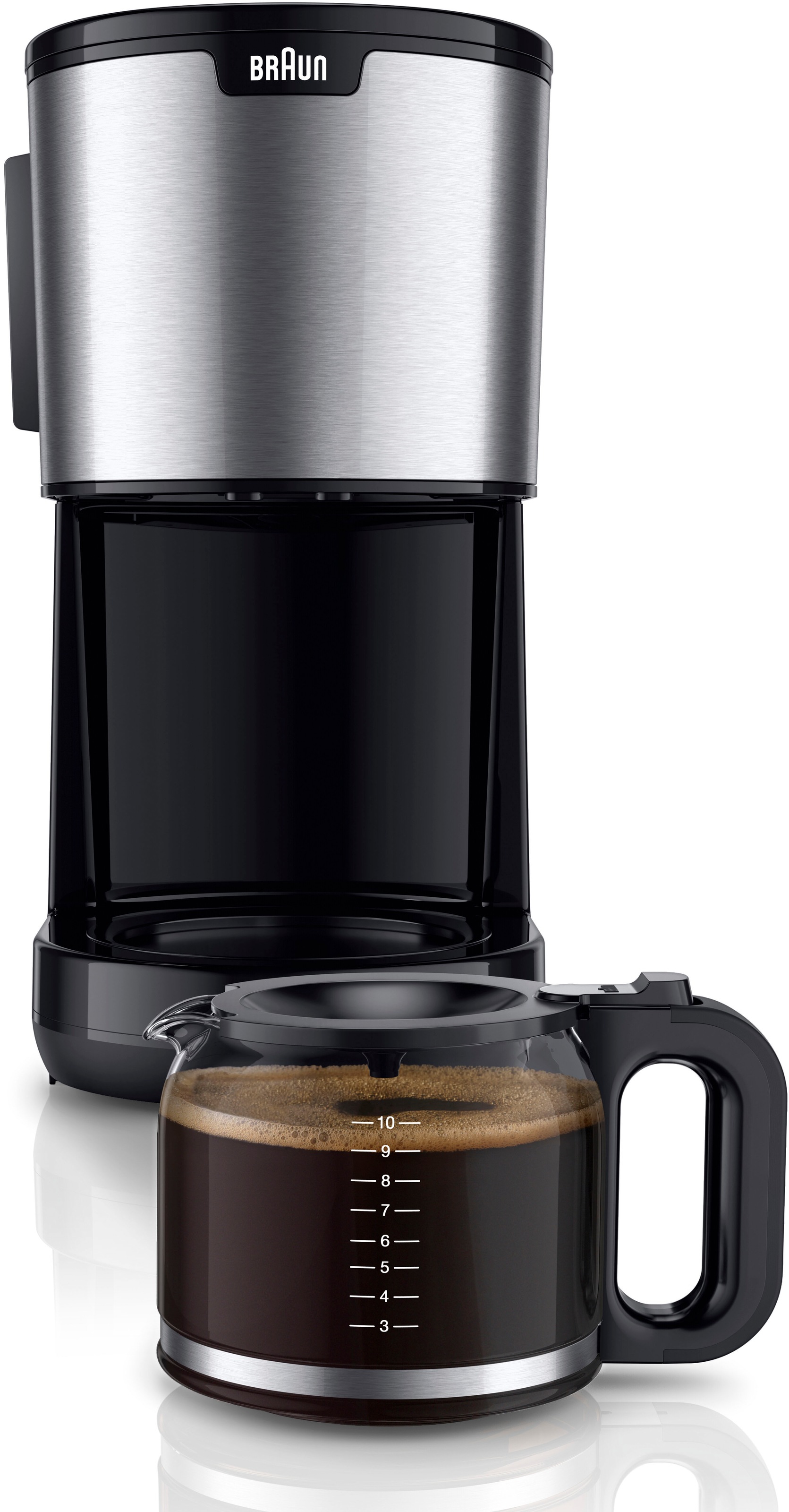 Braun Filterkaffeemaschine »PurShine KF1500 BK«, 1,7 l Kaffeekanne, Papierfilter