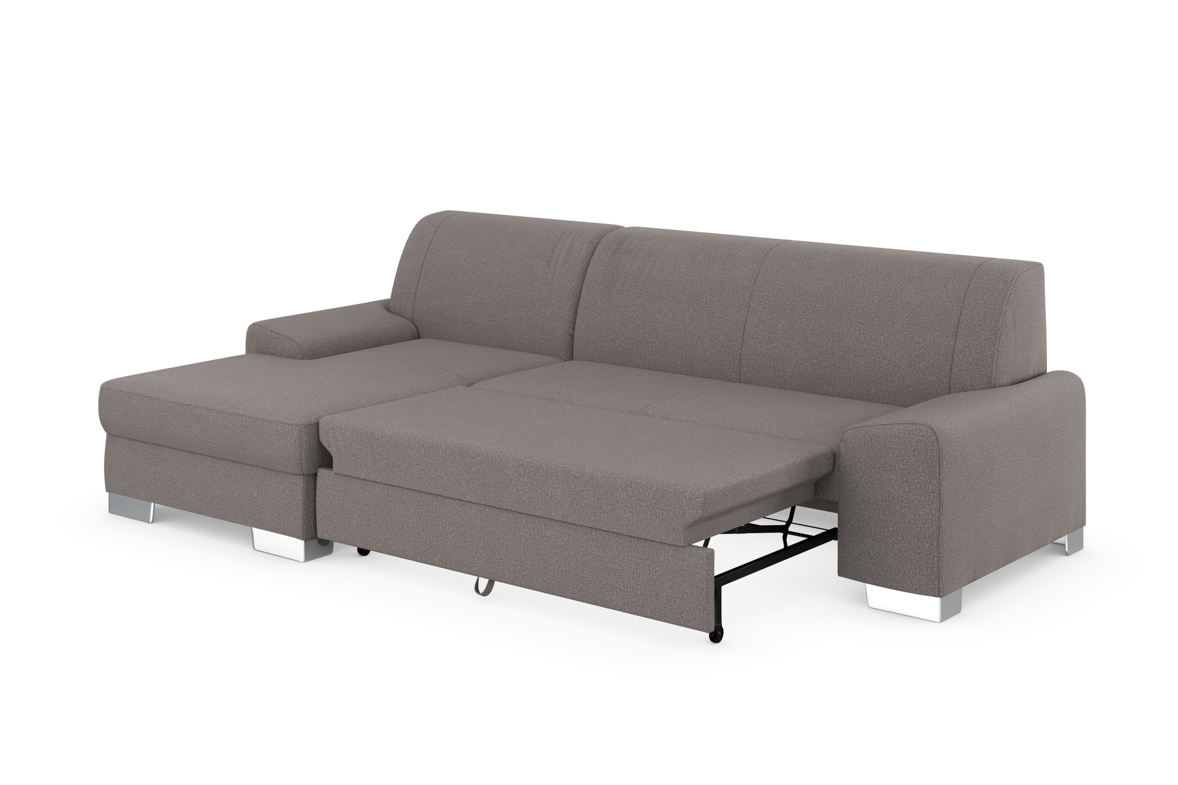DOMO collection Ecksofa »Anzio L-Form«, wahlweise mit Bettfunktion und Federkern