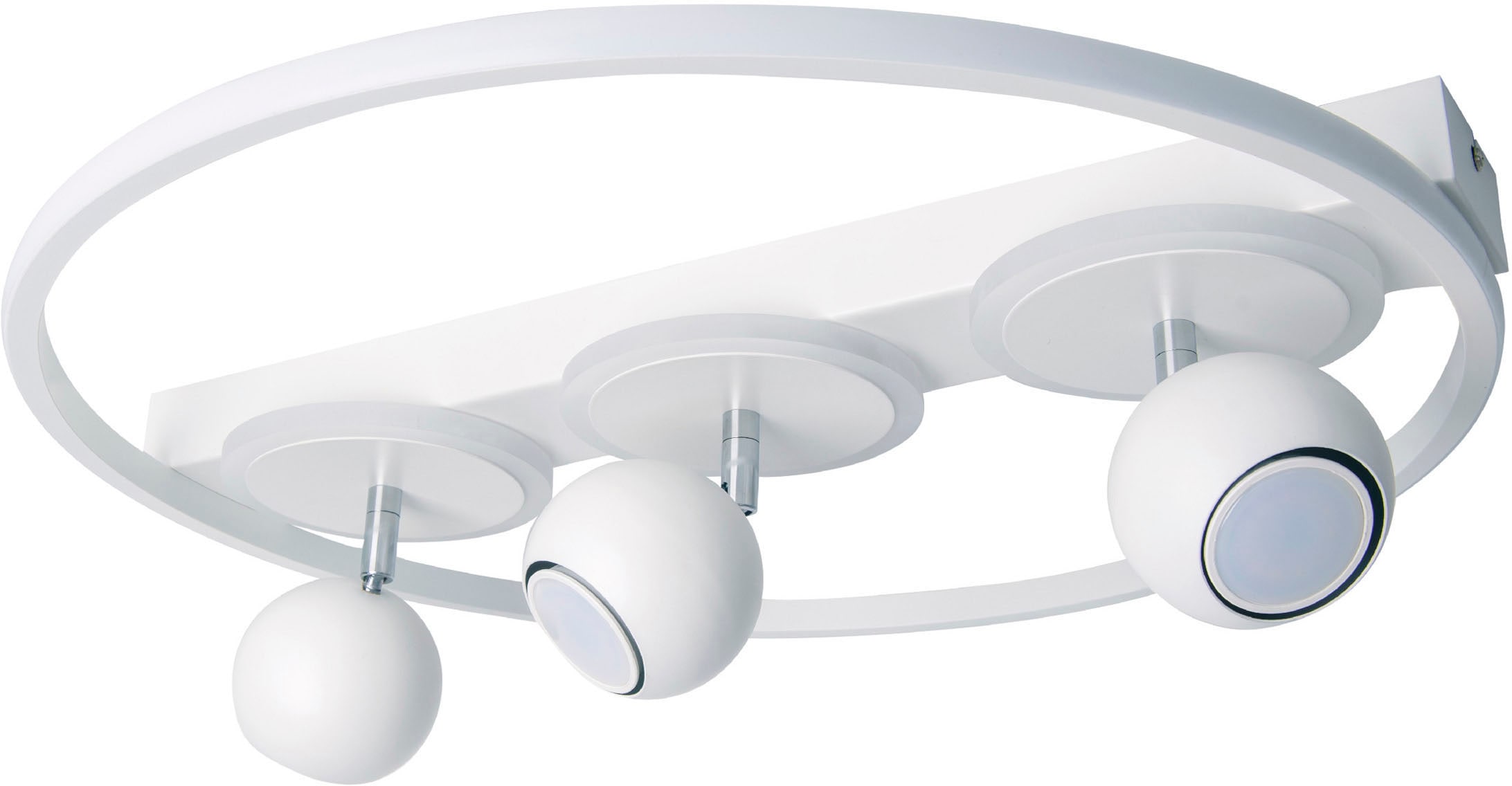 näve Deckenleuchte »3er-Spot LED "Ronda"« GU10 1 Stk. Warmweiß modernes design. Helles Licht.