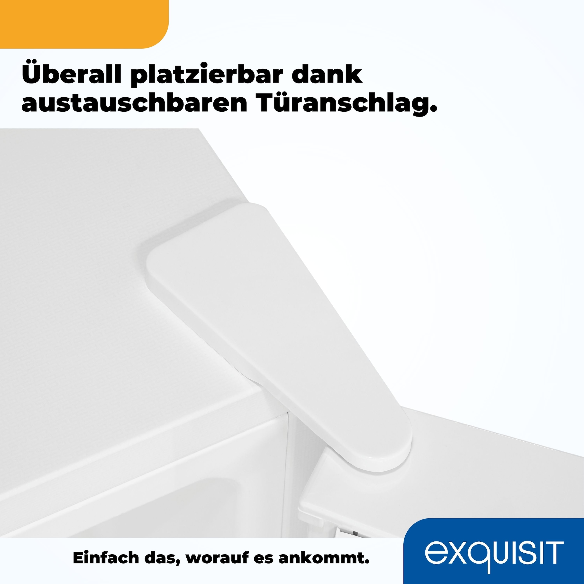 exquisit Vollraumkühlschrank »KS320-V-H-040D weiss«