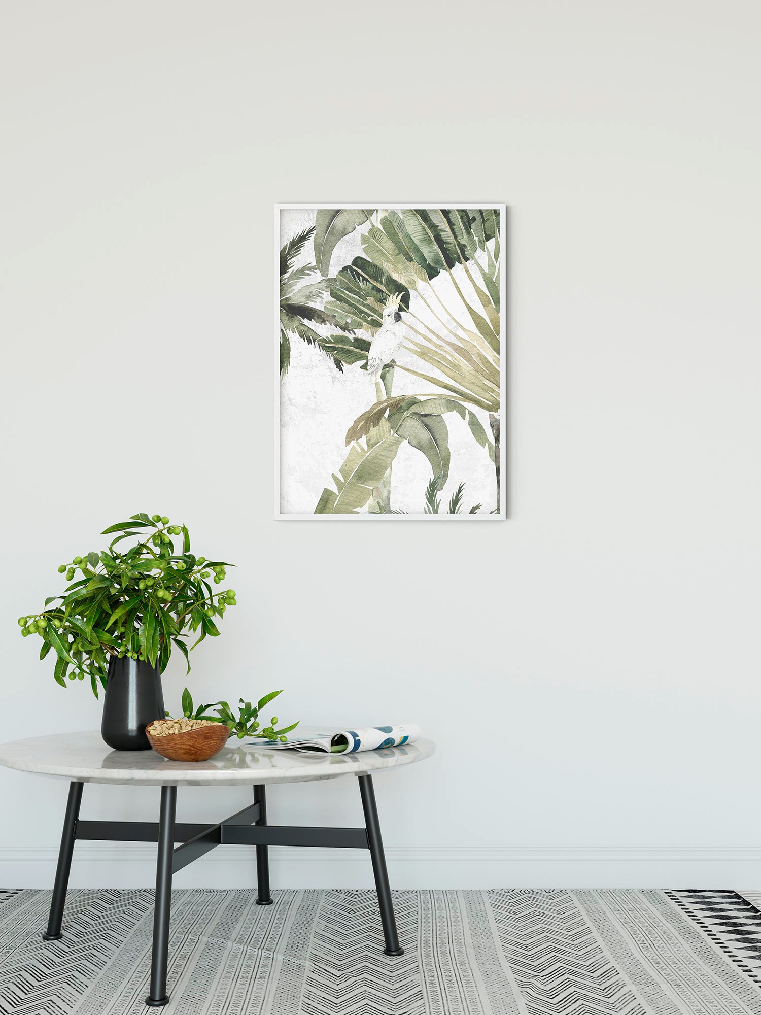 Komar Bild »Oiseau Cacadoo«, Natur, (1 St.), Wandbild zur Dekoration - ohne Rahmen