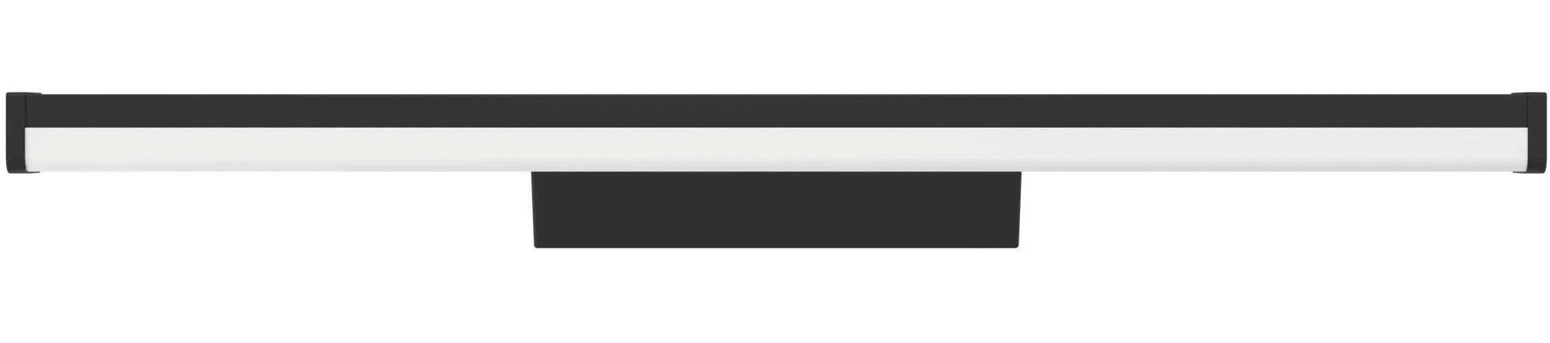 EGLO Spiegelleuchte »Regello-Z Spiegelleuchte, ZigBee 3.0, Bad Wandlampe, IP44, Lampe« LED-Modul 1 Stk. Kaltweiß | RGB Wand-/Deckenleuchte - L60 x H4 x AL13 cm - schwarz - 12W inkl.