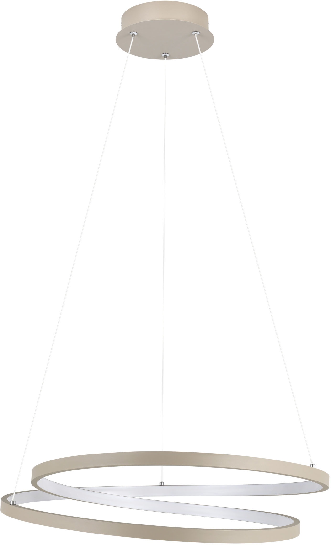 EGLO Hängeleuchte »RUOTALE Pendellampe - Alu, Stahl - LED - 36W - IP20« LED günstig online kaufen