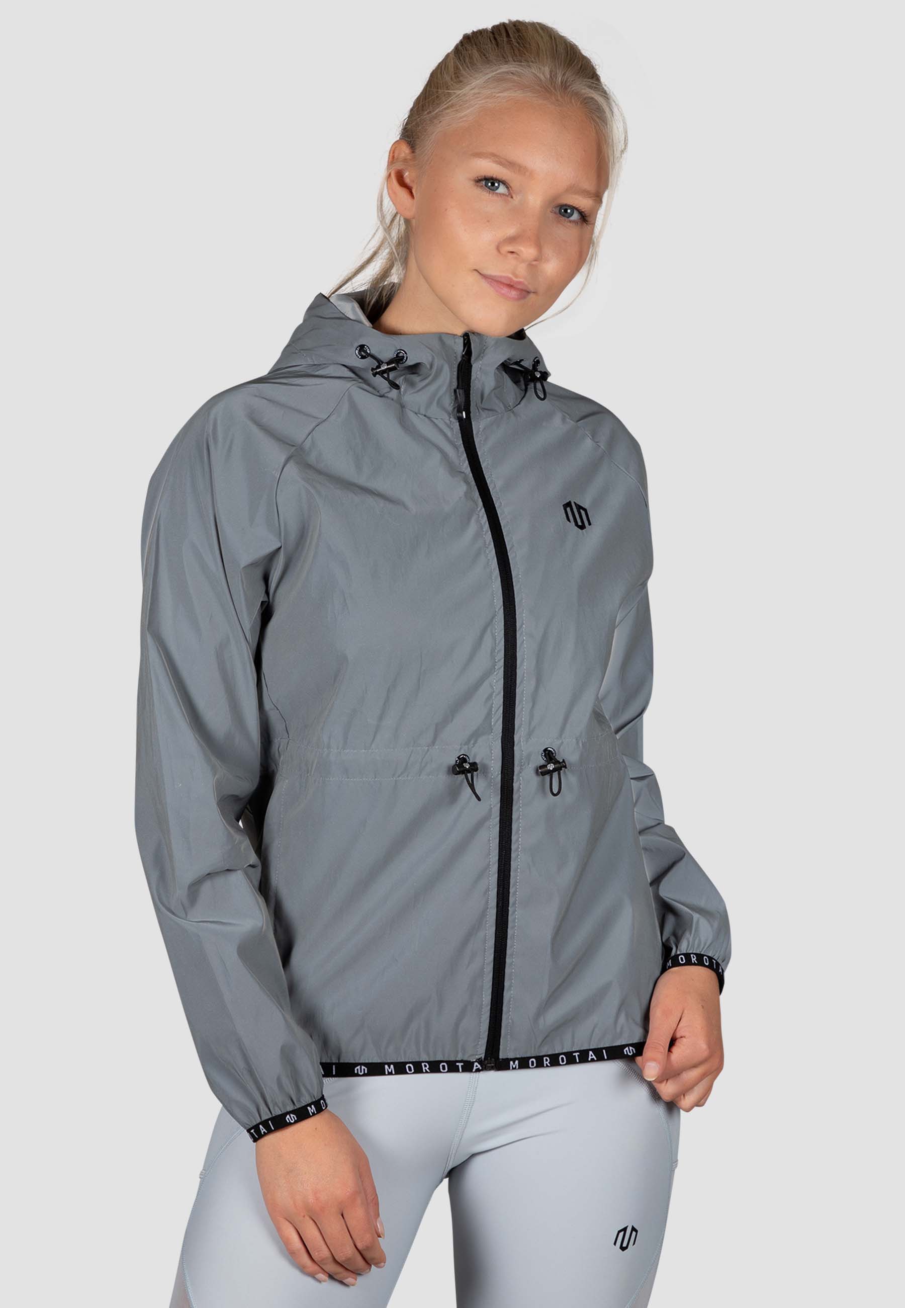 MOROTAI Windbreaker »MOROTAI Damen Morotai Reflective Windbreaker« 1 Stk. tlg. mit Kapuze