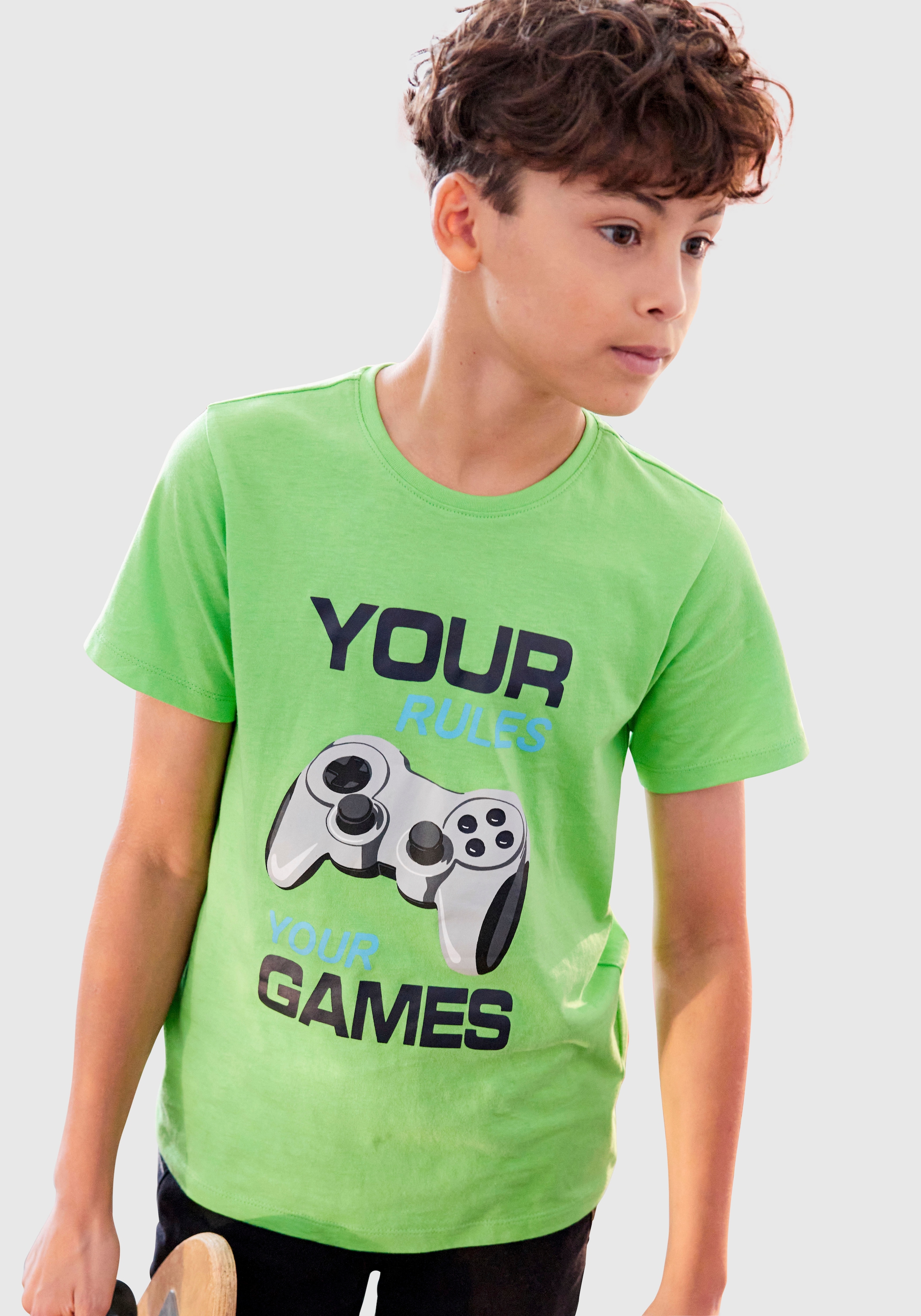KIDSWORLD T-Shirt »YOUR RULES YOUR GAMES« online kaufen