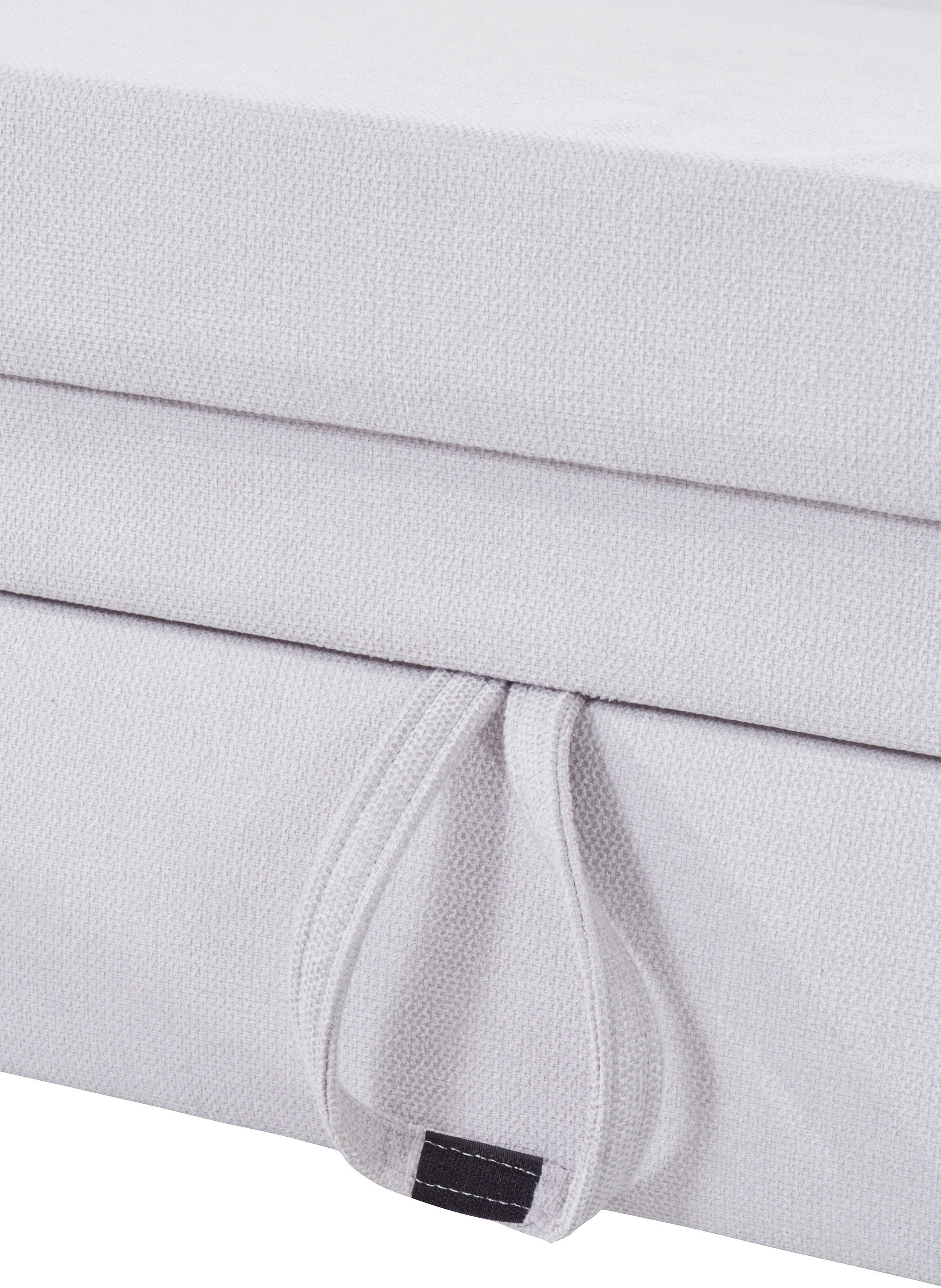 Places of Style Ecksofa »Lolland L-Form«, Wahlweise mit Bettfunktion und Stauraum, auch mit abwischbarem Bezug