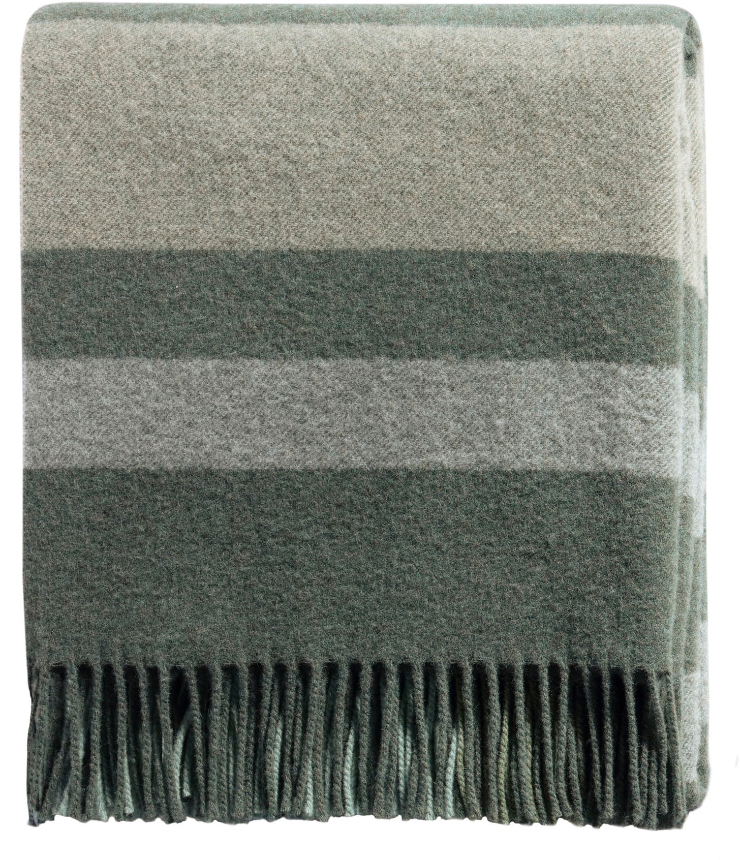 Biederlack Plaid »Plaid Moss Charming mit hochwertigen Fransen«, Wolle-Kaschmir-Mix