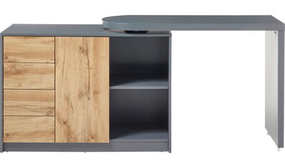 MCA furniture Schreibtisch »Mantua«, mit Regalschrank, Tischplatte Schwenkbar kaufen