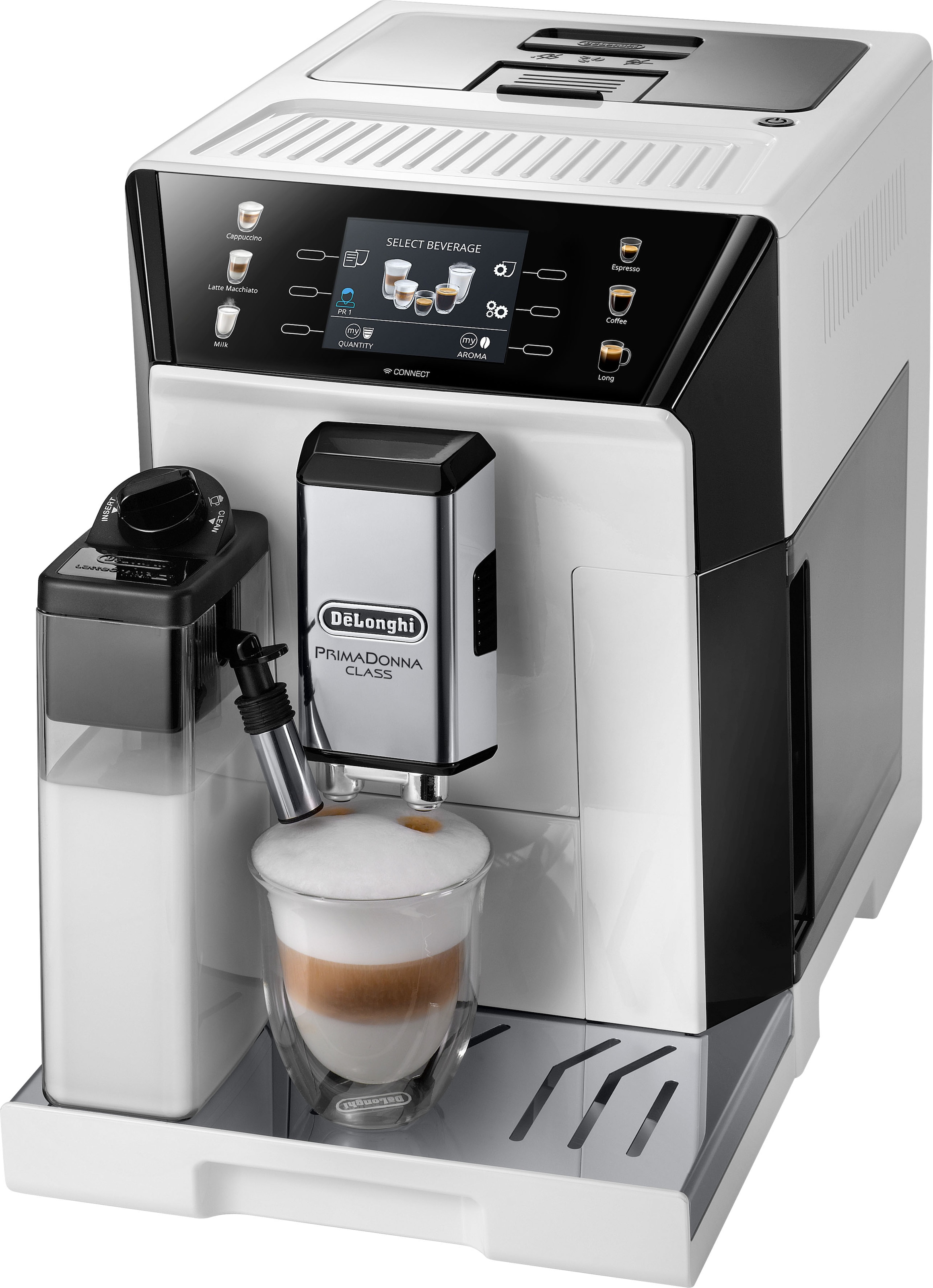 Kaffeevollautomat »PrimaDonna Class ECAM 550.65.W, weiß«