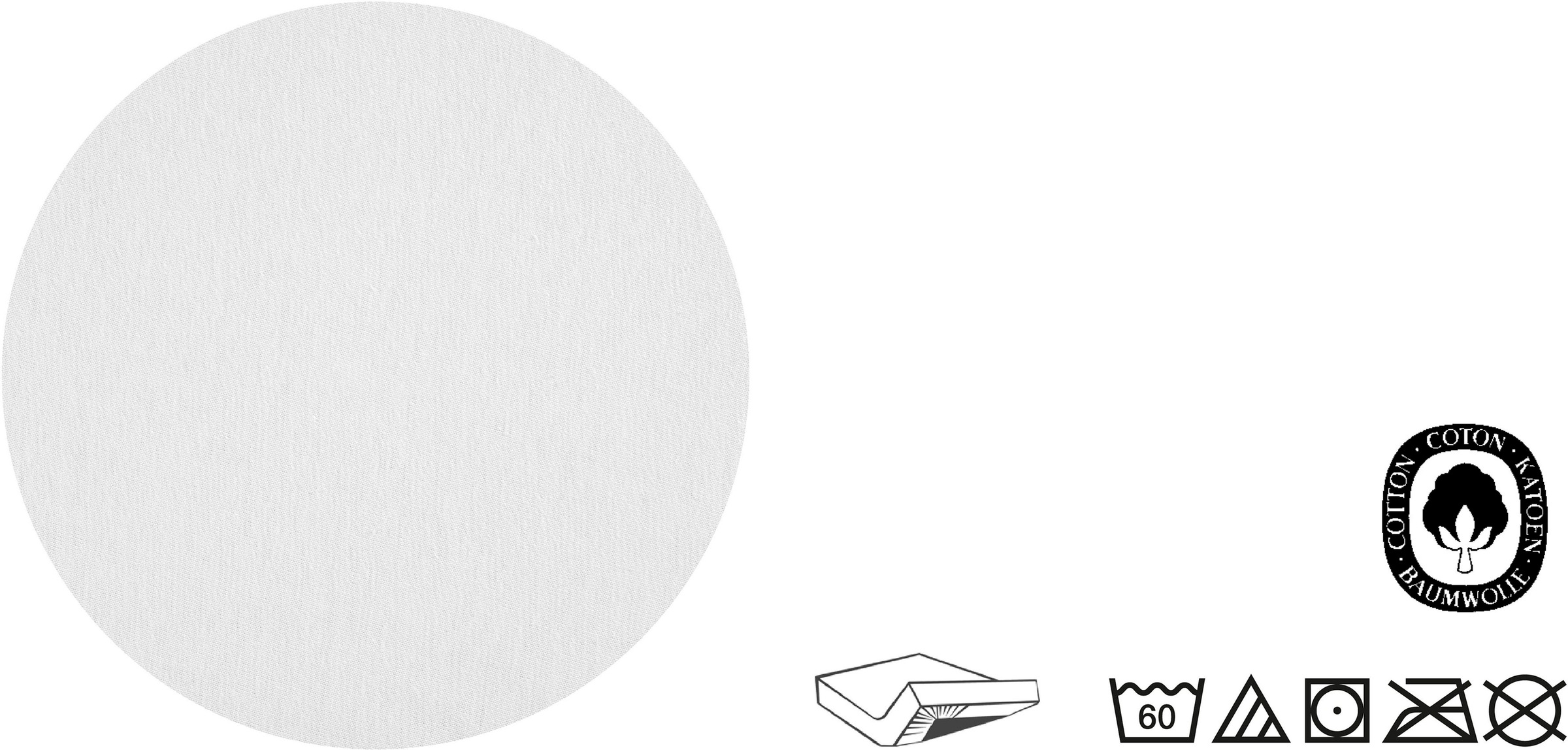 Biberna Spannbettlaken »Leila«, Bettlaken aus 100% Baumwolle, für Matratzenhöhen bis 22 cm