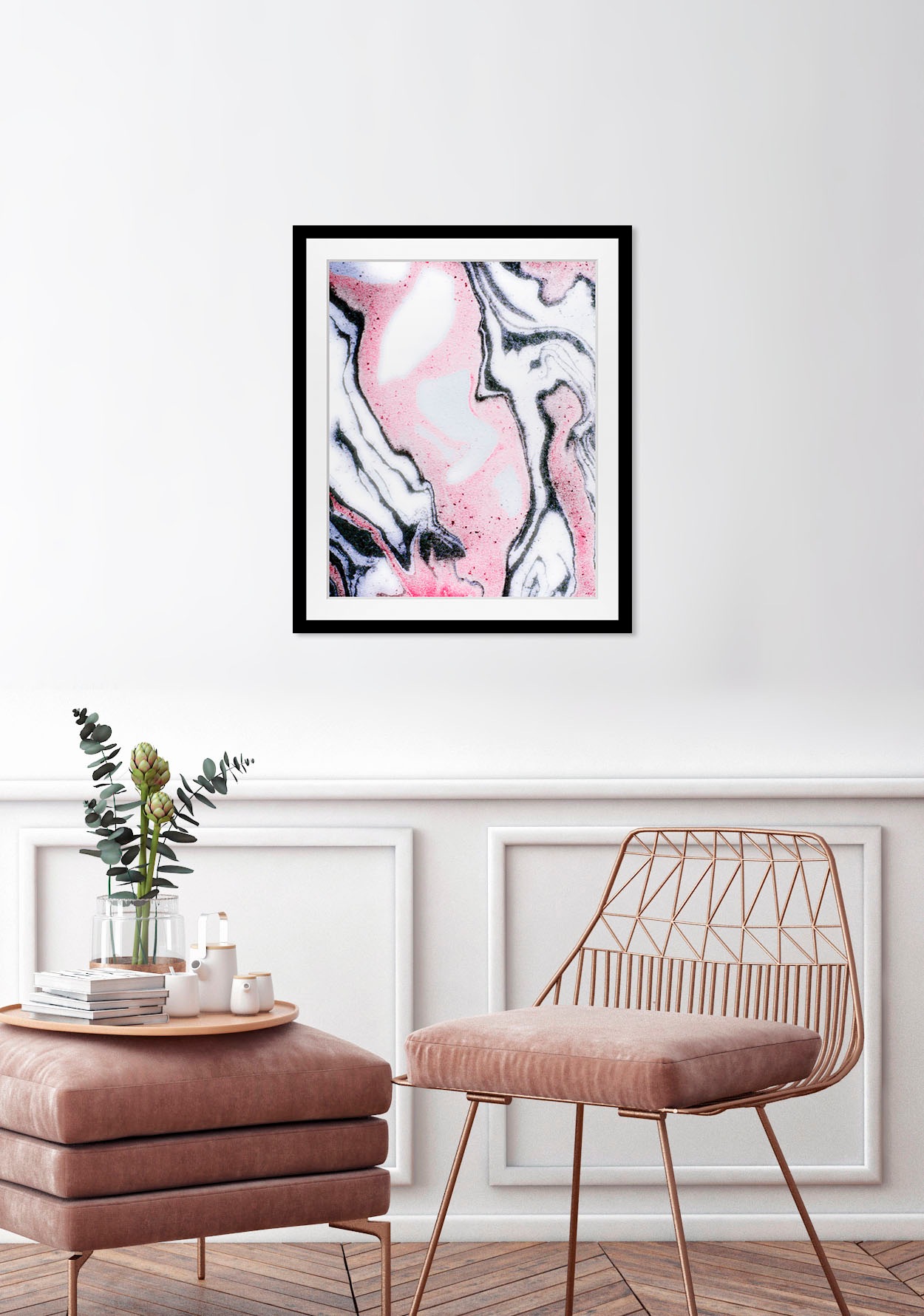 queence Bild »Lary«, Abstrakt-Figuren-Kunst-Marmor, (1 St.), HD Premium Pos günstig online kaufen