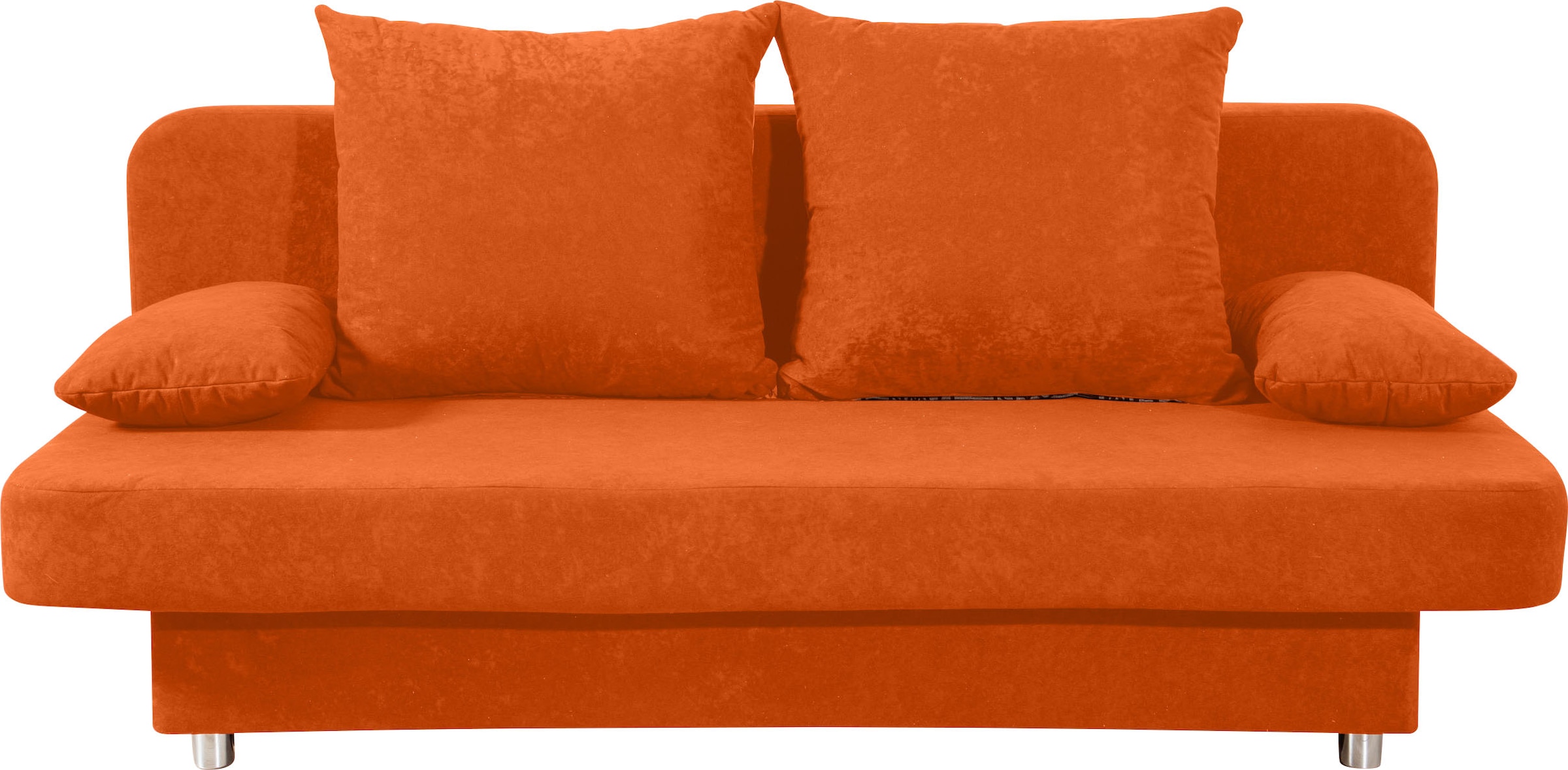 COLLECTION AB Schlafsofa »Ulla inkl. Bettfunktion und Bettkasten«, Schlafsofa,Bettfunktion,Bettkasten,inkl. Rückenkissen,Armlehnekissen
