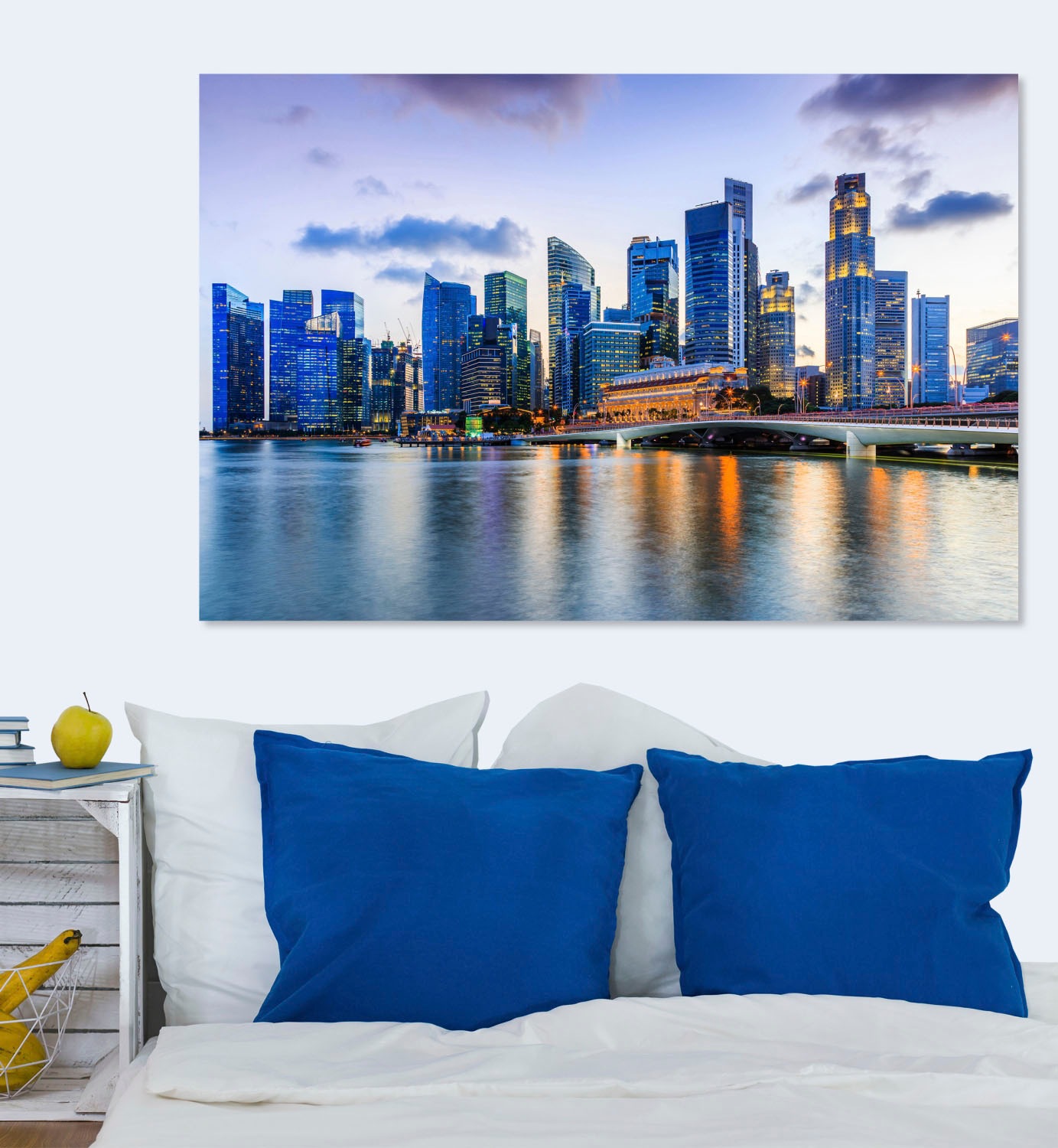 queence Acrylglasbild »Stadt«, Elemente der Architektur-Gebäude-Städte-Skyl günstig online kaufen
