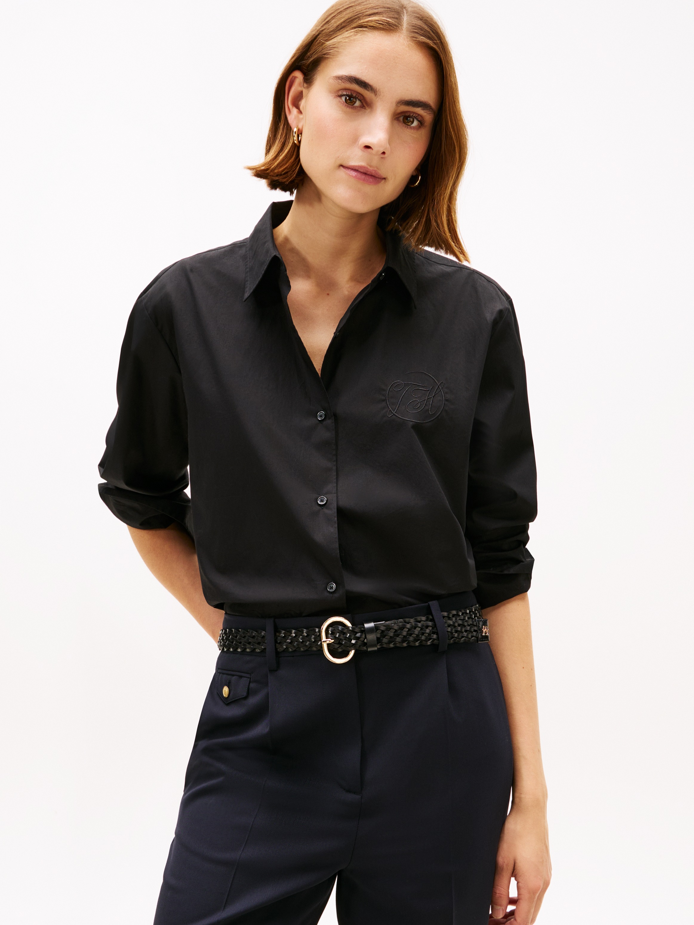 Tommy Hilfiger Hemdbluse »COTTON EASY SHIRT«